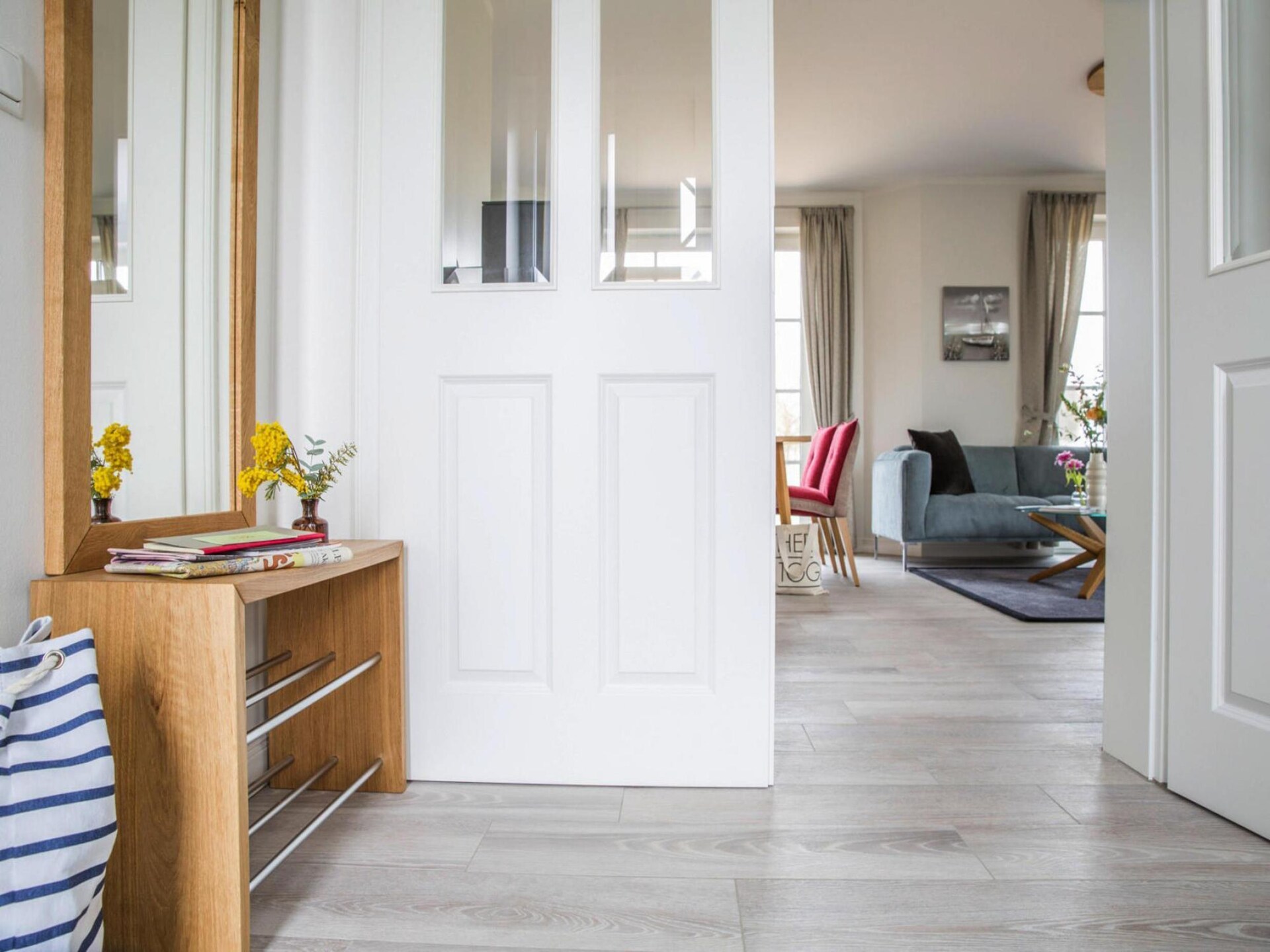 Reetgedekt vakantiehuis Seeadler 65 met sauna, 100m van de lagune - foto 11