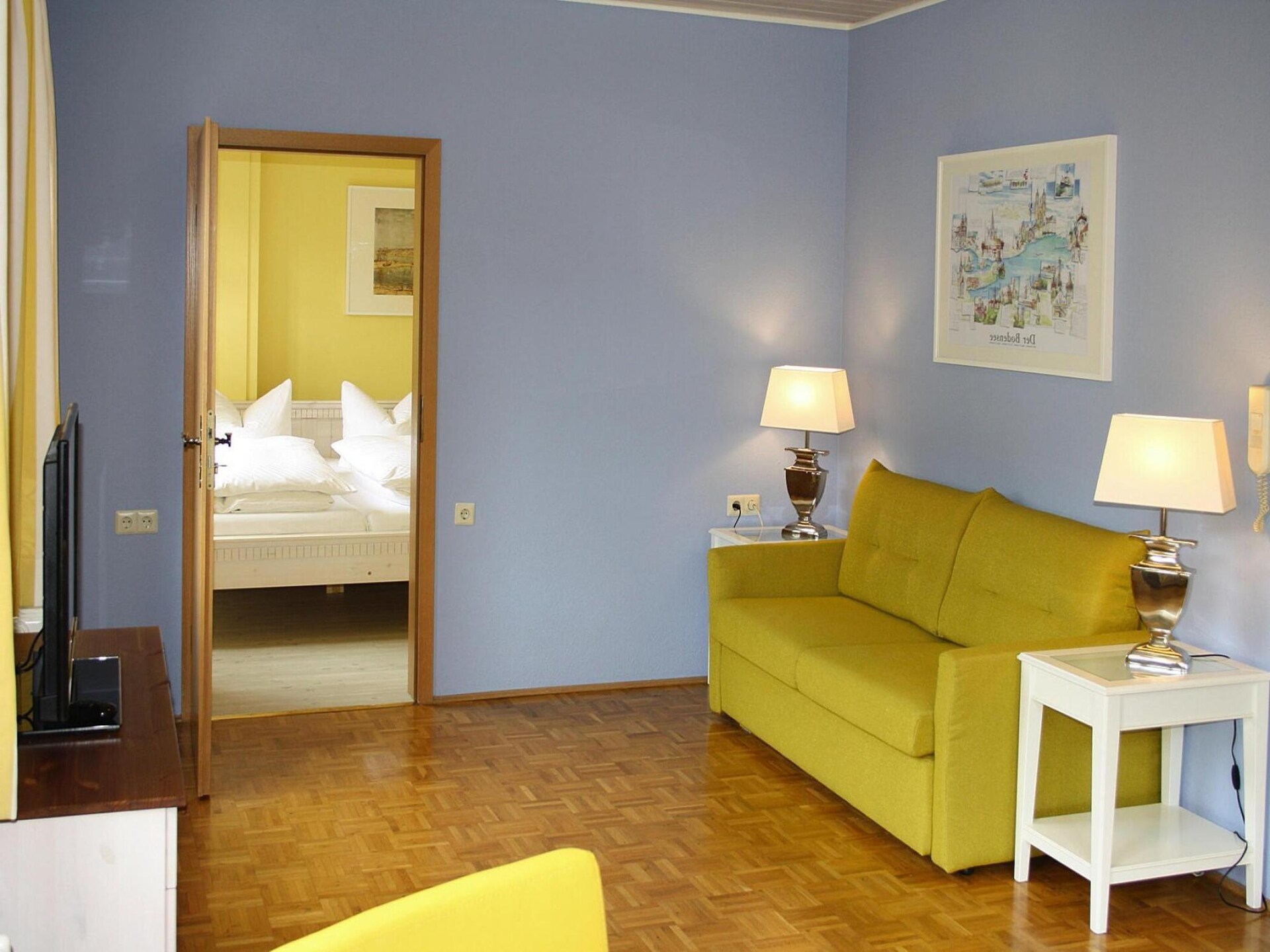 Appartement Bären 37m² in historisch Meersburg, 350m van de Bodensee - foto 2