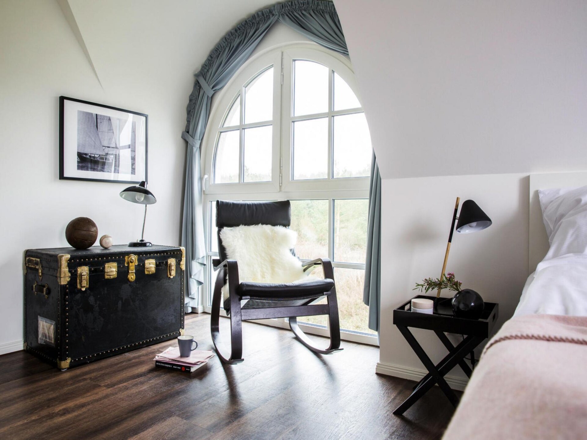 Luxe rietgedekt vakantiehuis met sauna aan de lagune bij Fuhlendorf - foto 16
