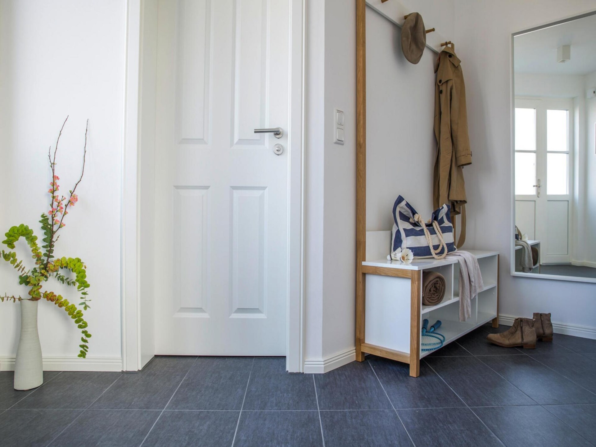 Luxe rietgedekt vakantiehuis met sauna aan de lagune bij Fuhlendorf - foto 20