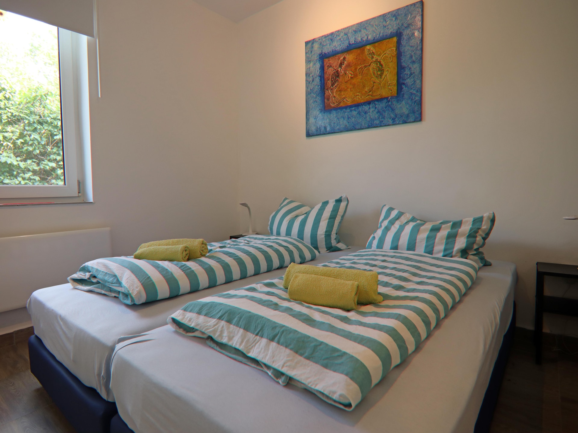 Op 800 m van het strand: Vakantiehuis Doppelhaus Seestern in Lohmen - foto 12