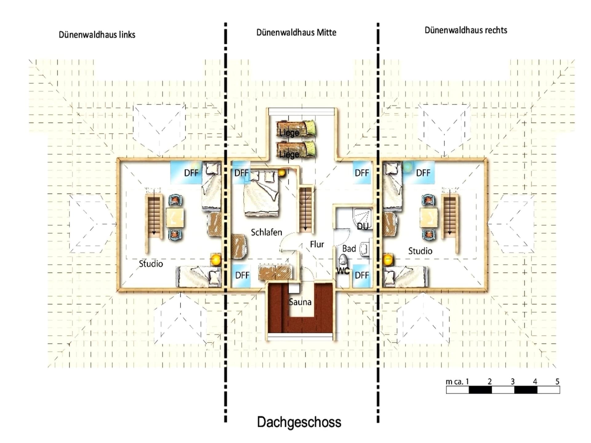Op 300 m van zee: Ruim appartement voor 8 personen in Trassenheide - foto 40