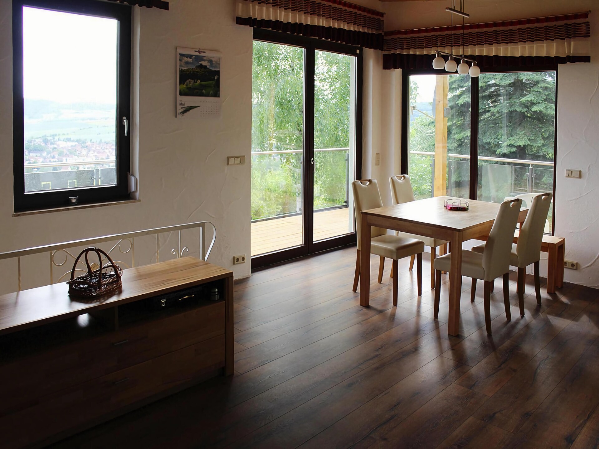 Vrijstaand vakantiehuis met panoramisch uitzicht in de Rhön – 5 personen - foto 6