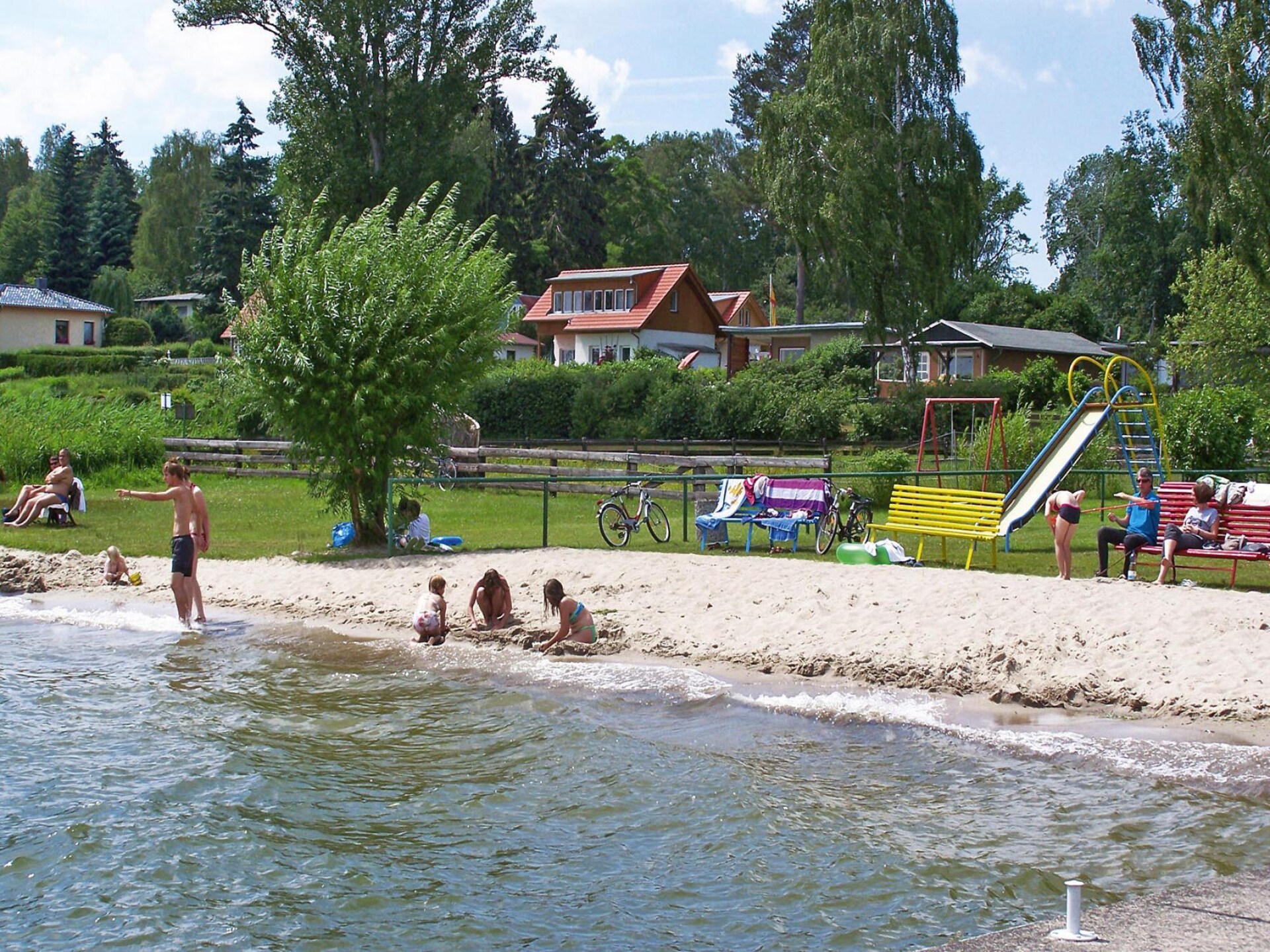 Rustiek vakantiehuis voor 4 aan de Plauer See met wellness en eigen meerstrand - foto 19