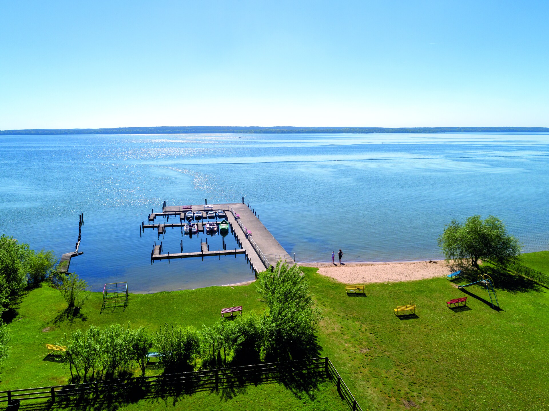 Rustiek vakantiehuis voor 4 aan de Plauer See met wellness en eigen meerstrand - foto 18
