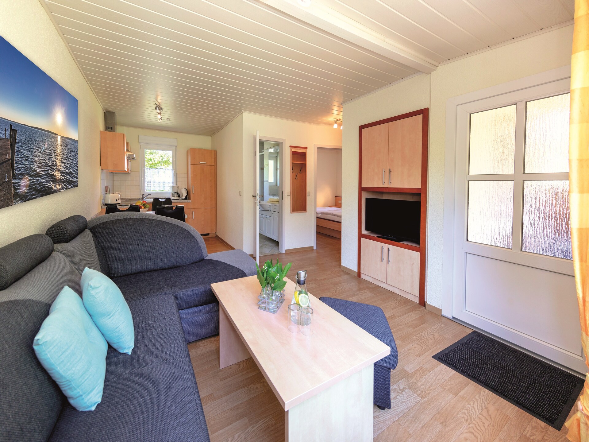 Rustiek vakantiehuis voor 4 aan de Plauer See met wellness en eigen meerstrand - foto 8