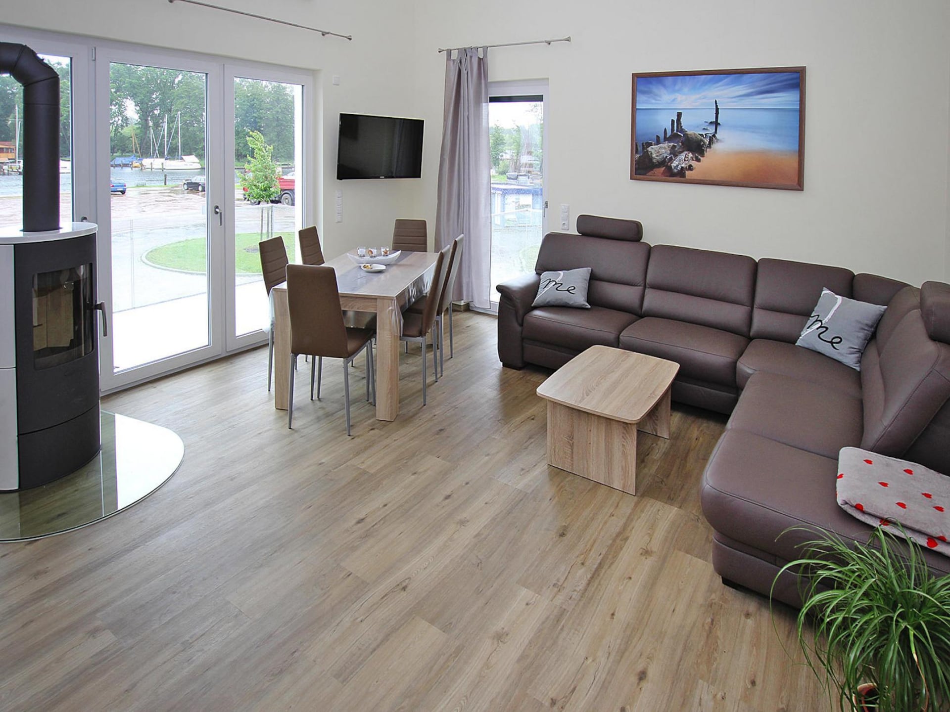 Luxe appartement aan de haven van Plau am See, direct aan het meer - foto 7