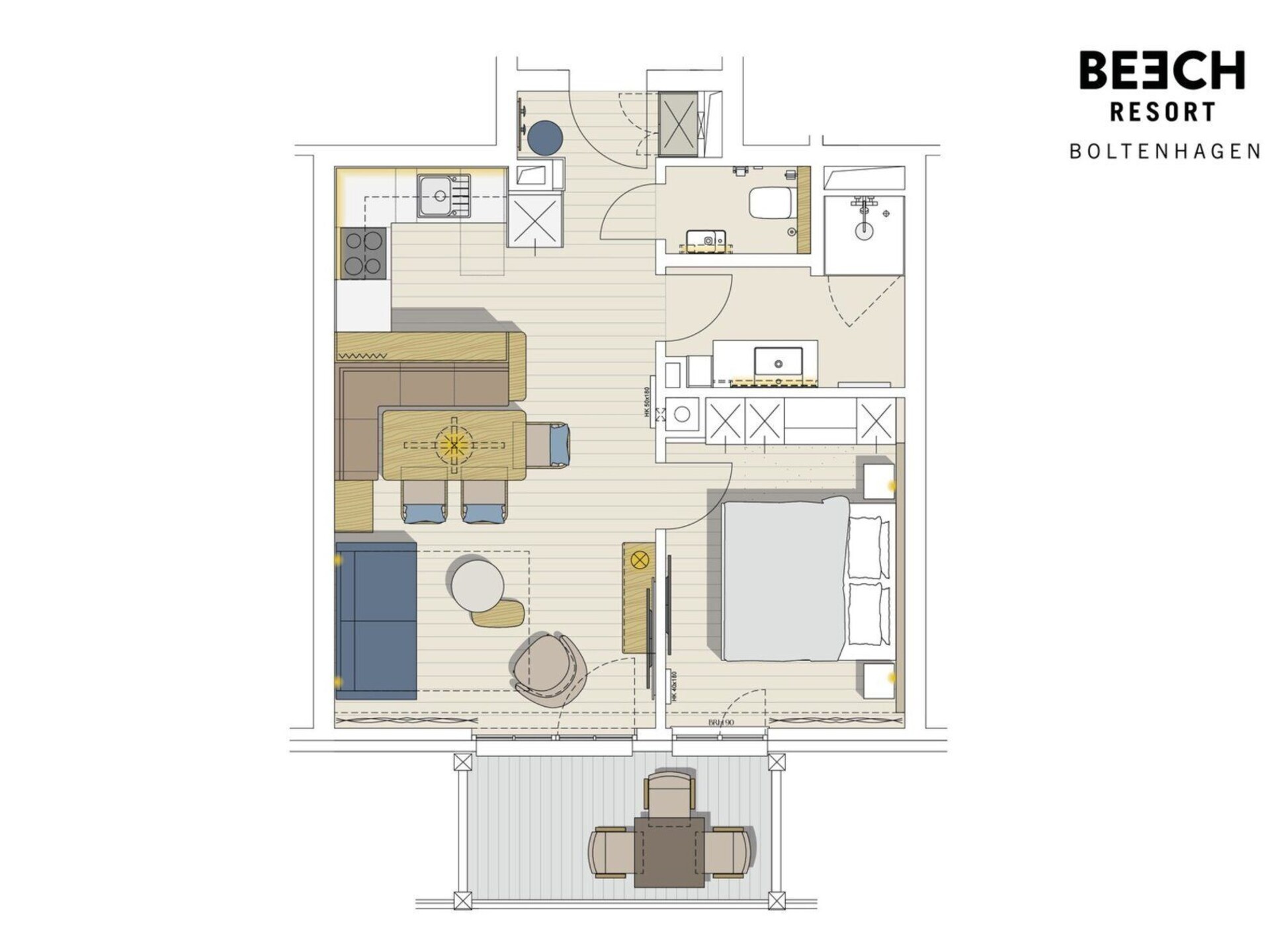Knus Oostzee-appartement voor jou en je kind in Boltenhagen - foto 12