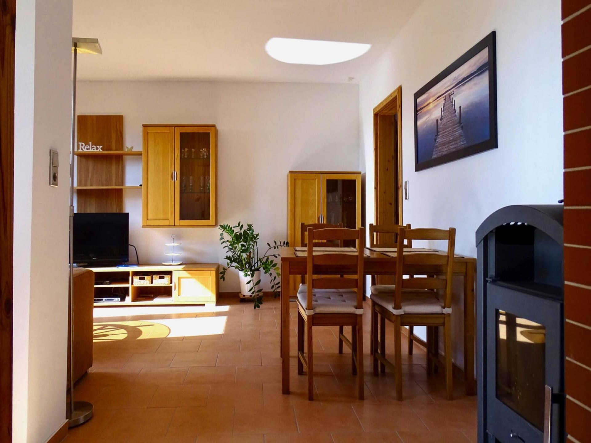 Op 1,0 km van het meer: Ruim appartement in Lütow voor 7 personen - foto 8