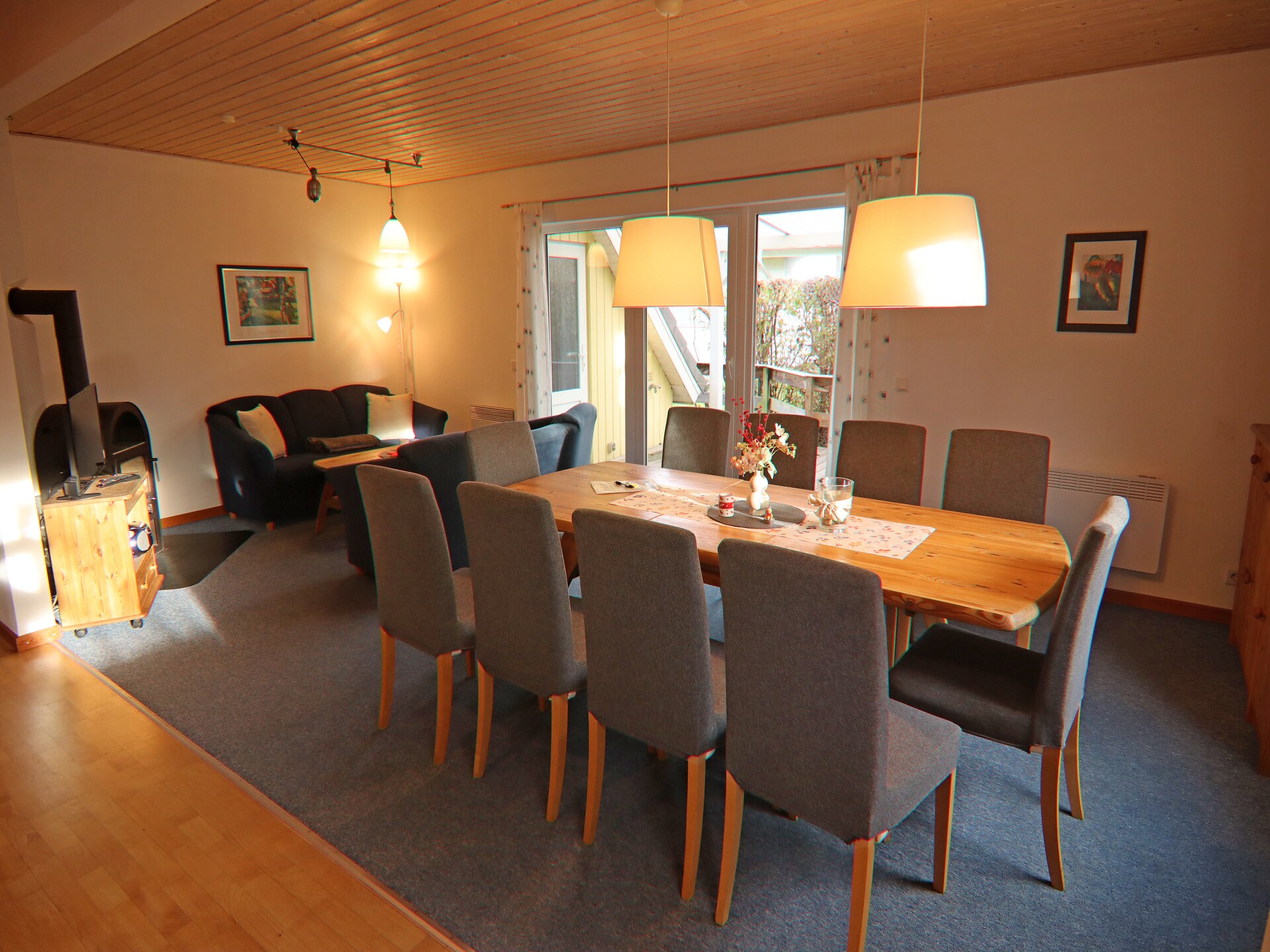 Groots vakantiehuis voor 21 personen bij de Müritz met twee woningen - foto 16