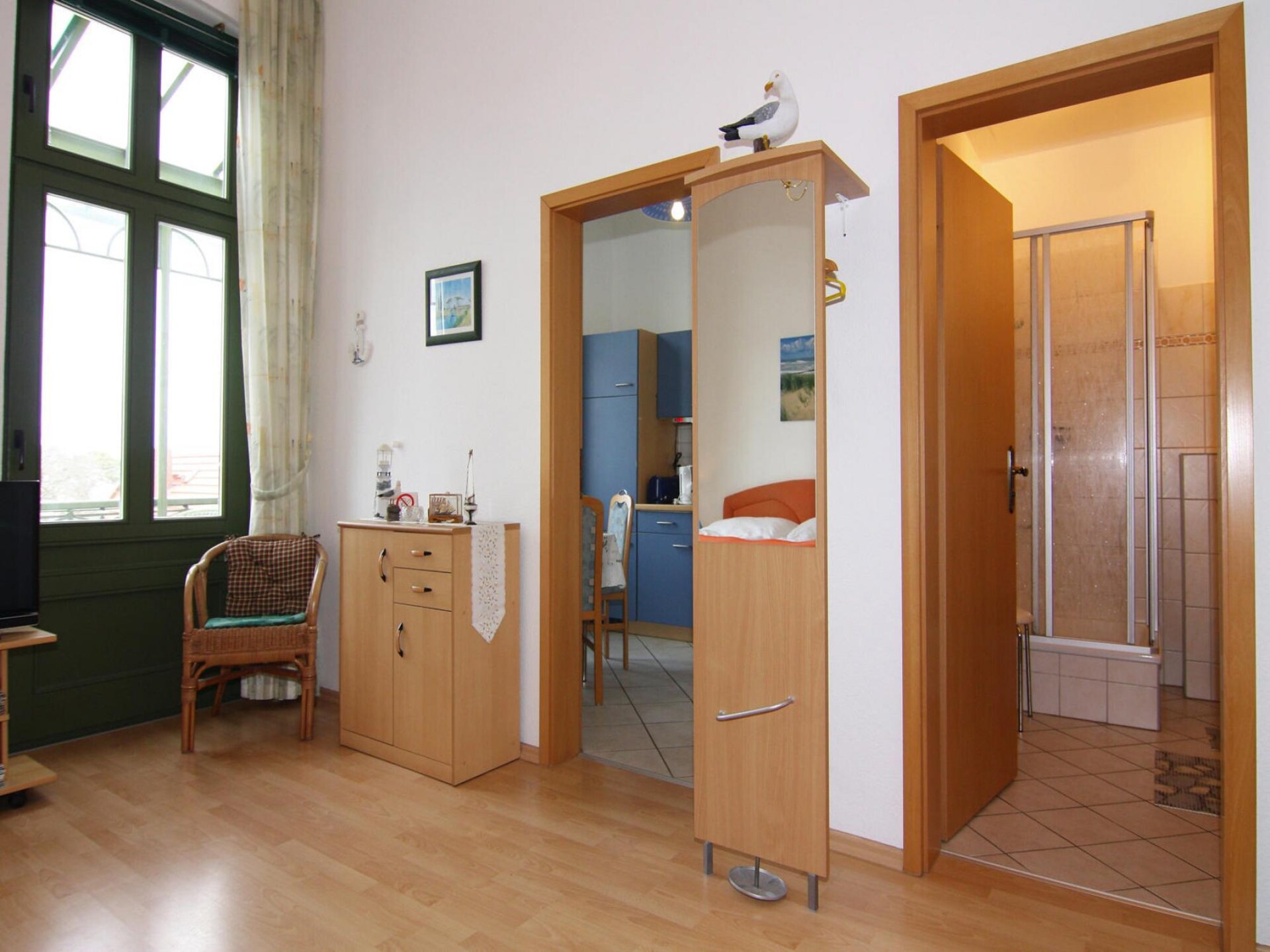 Appartement met zeezicht op 100m van het strand in Ahlbeck - foto 6