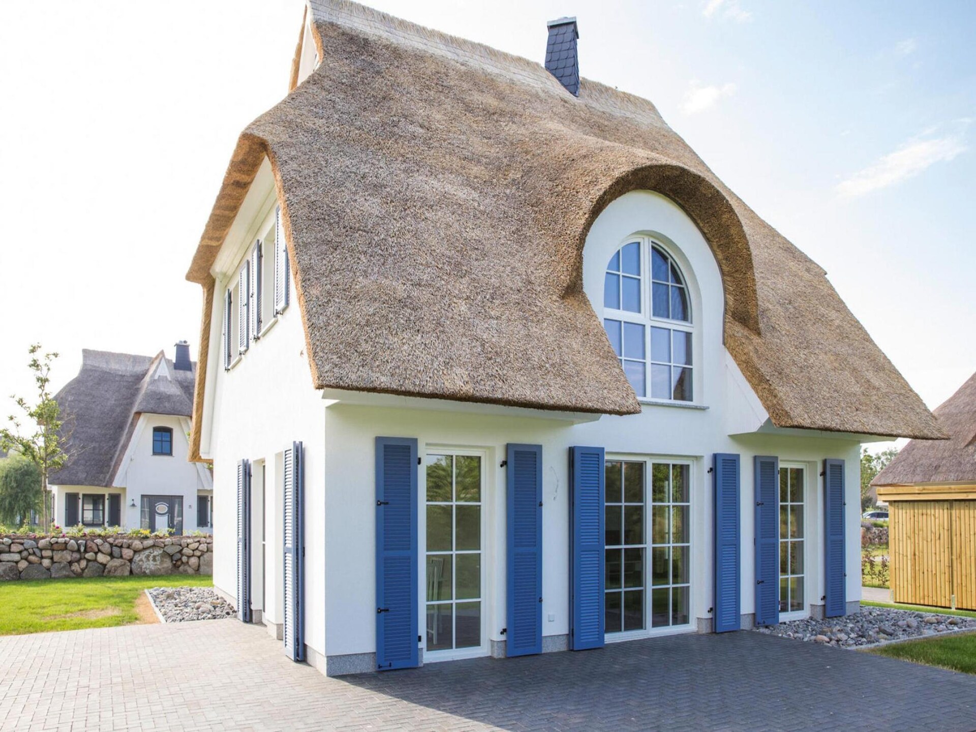 Luxe rietgedekt vakantiehuis met sauna en privé zwemplek aan de lagune - foto 14