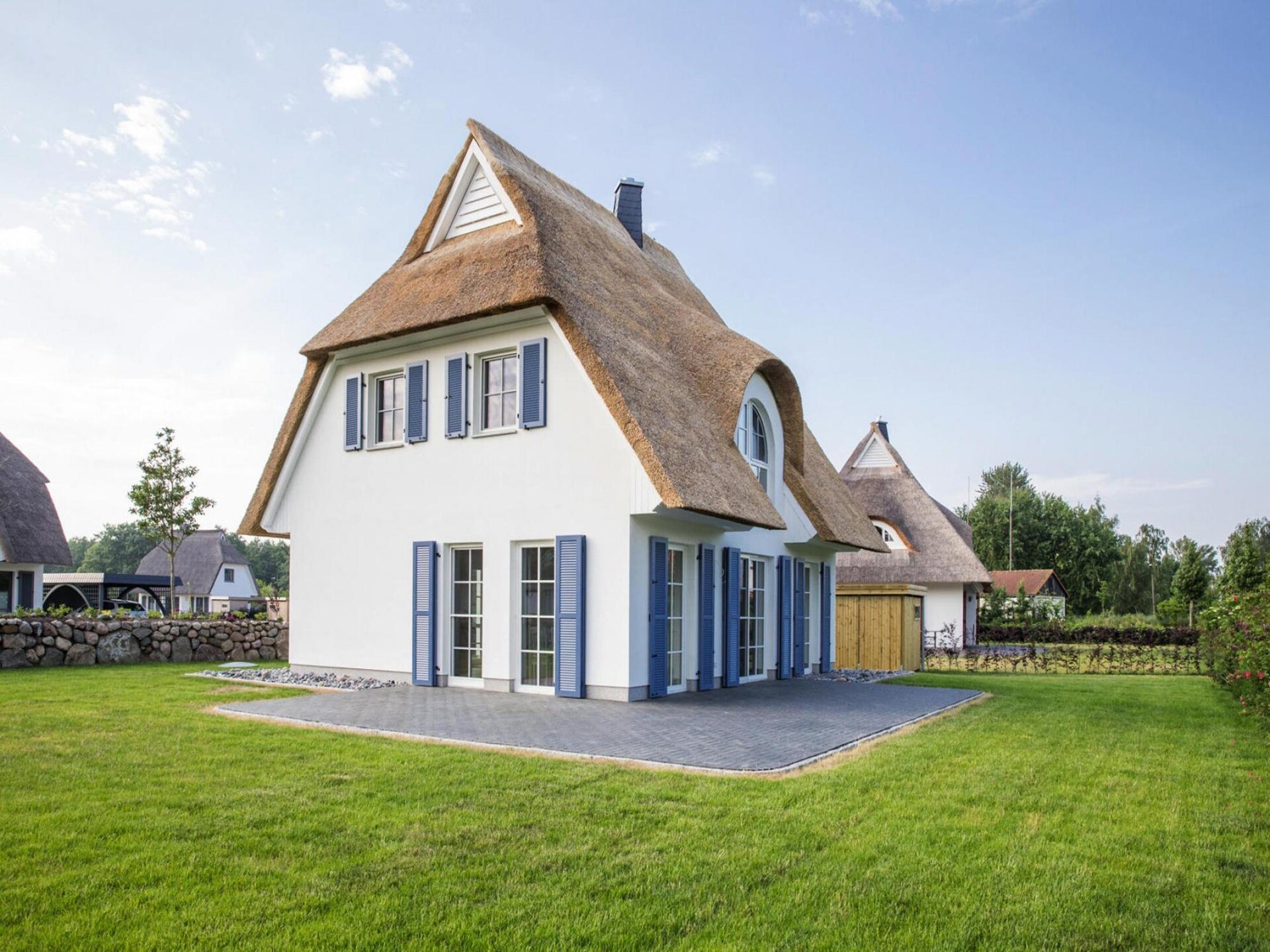 Luxe rietgedekt vakantiehuis met sauna en privé zwemplek aan de lagune - foto 13