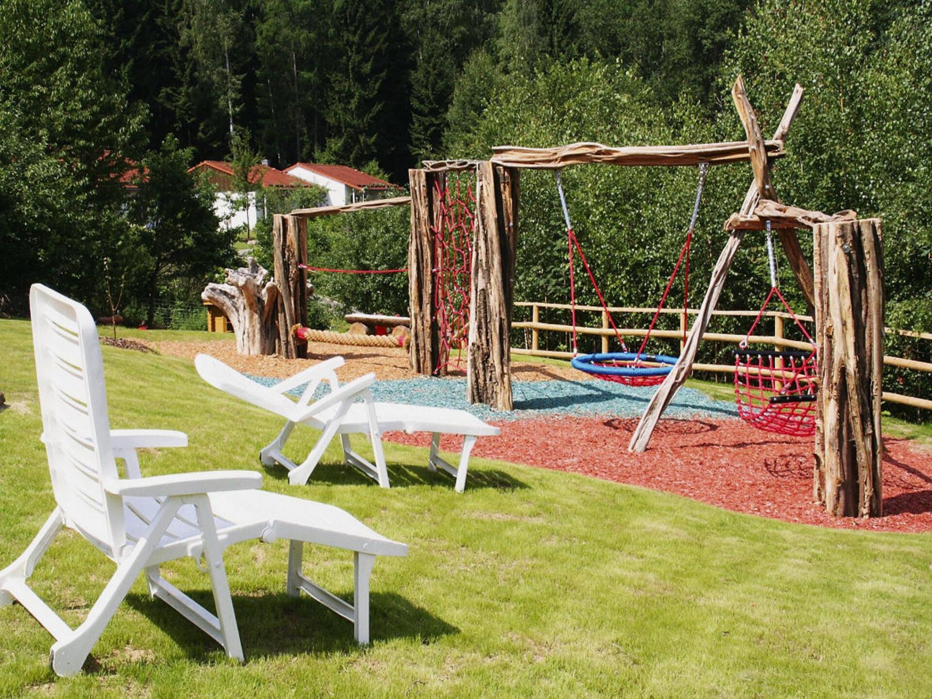 Sfeervol 6-persoons vakantiehuis op autovrij park aan de bosrand in Falkenstein - foto 11
