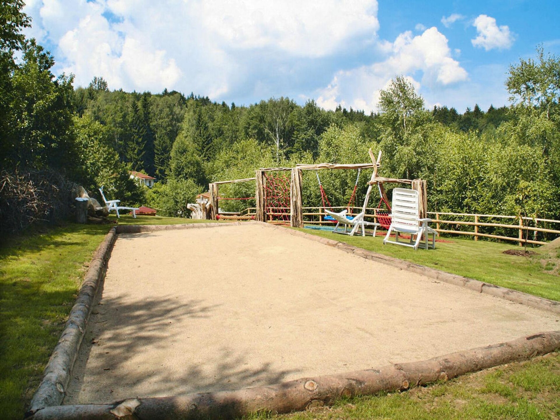 Sfeervol 6-persoons vakantiehuis op autovrij park aan de bosrand in Falkenstein - foto 12