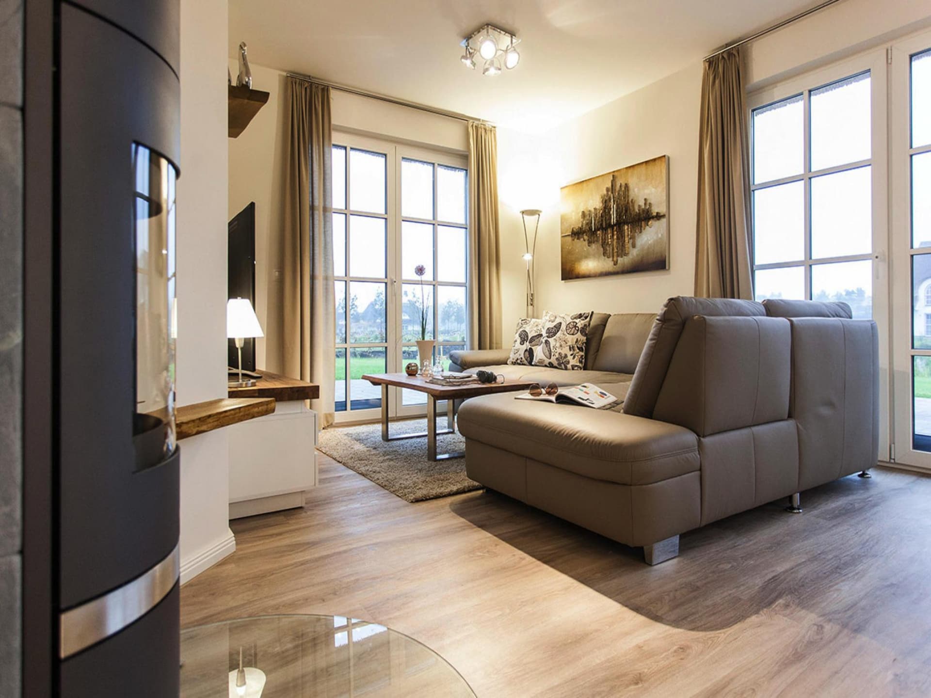 Aan het meer: Luxe rietgedekt vakantiehuis in Fuhlendorf · 6 pers. - foto 3