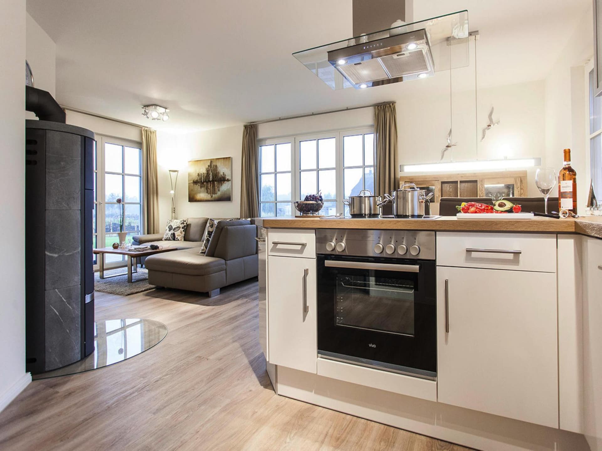 Aan het meer: Luxe rietgedekt vakantiehuis in Fuhlendorf · 6 pers. - foto 6