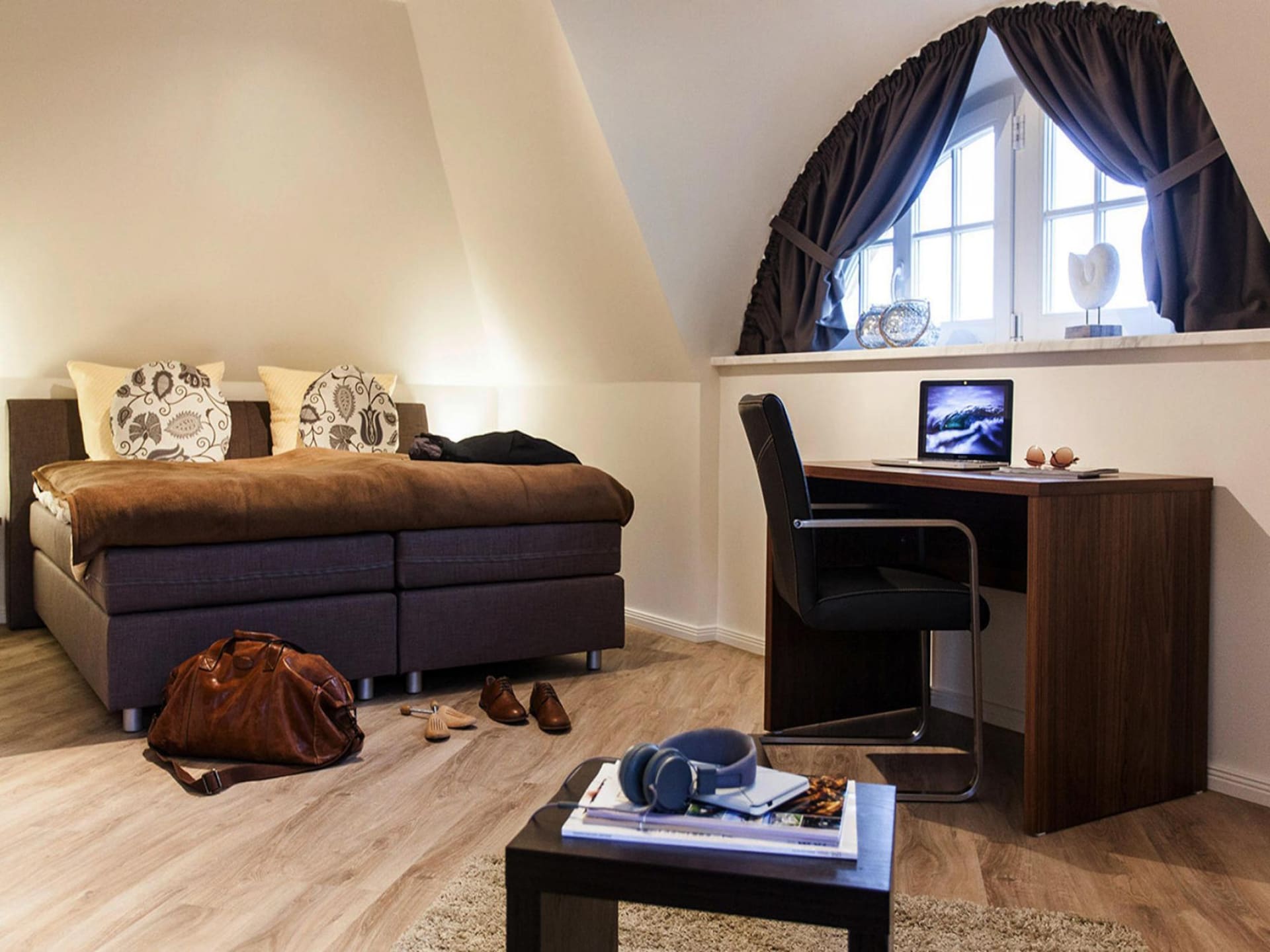 Aan het meer: Luxe rietgedekt vakantiehuis in Fuhlendorf · 6 pers. - foto 12