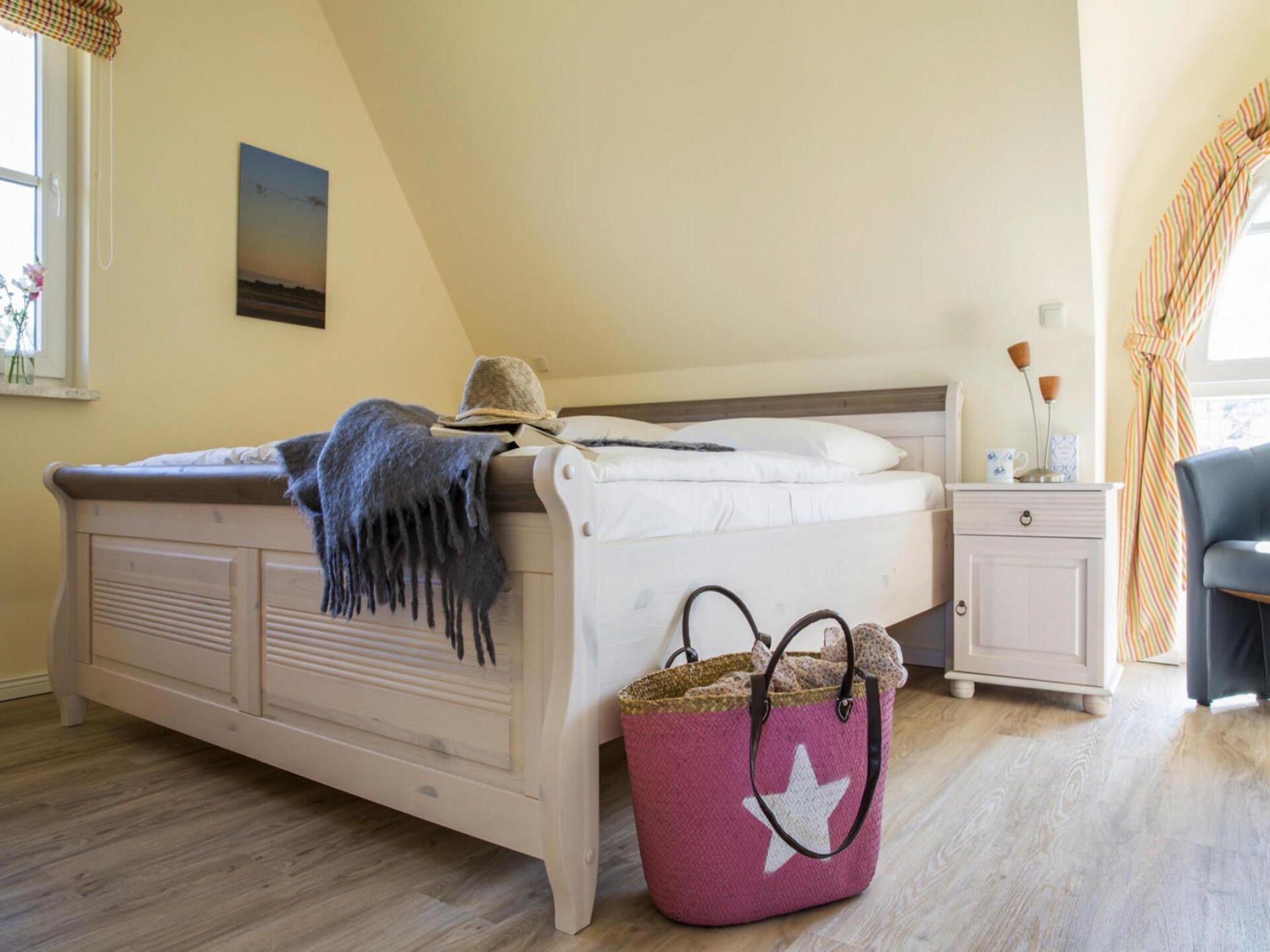 Luxe rietgedekt vakantiehuis met zwemplek aan de lagune in Fuhlendorf - foto 9