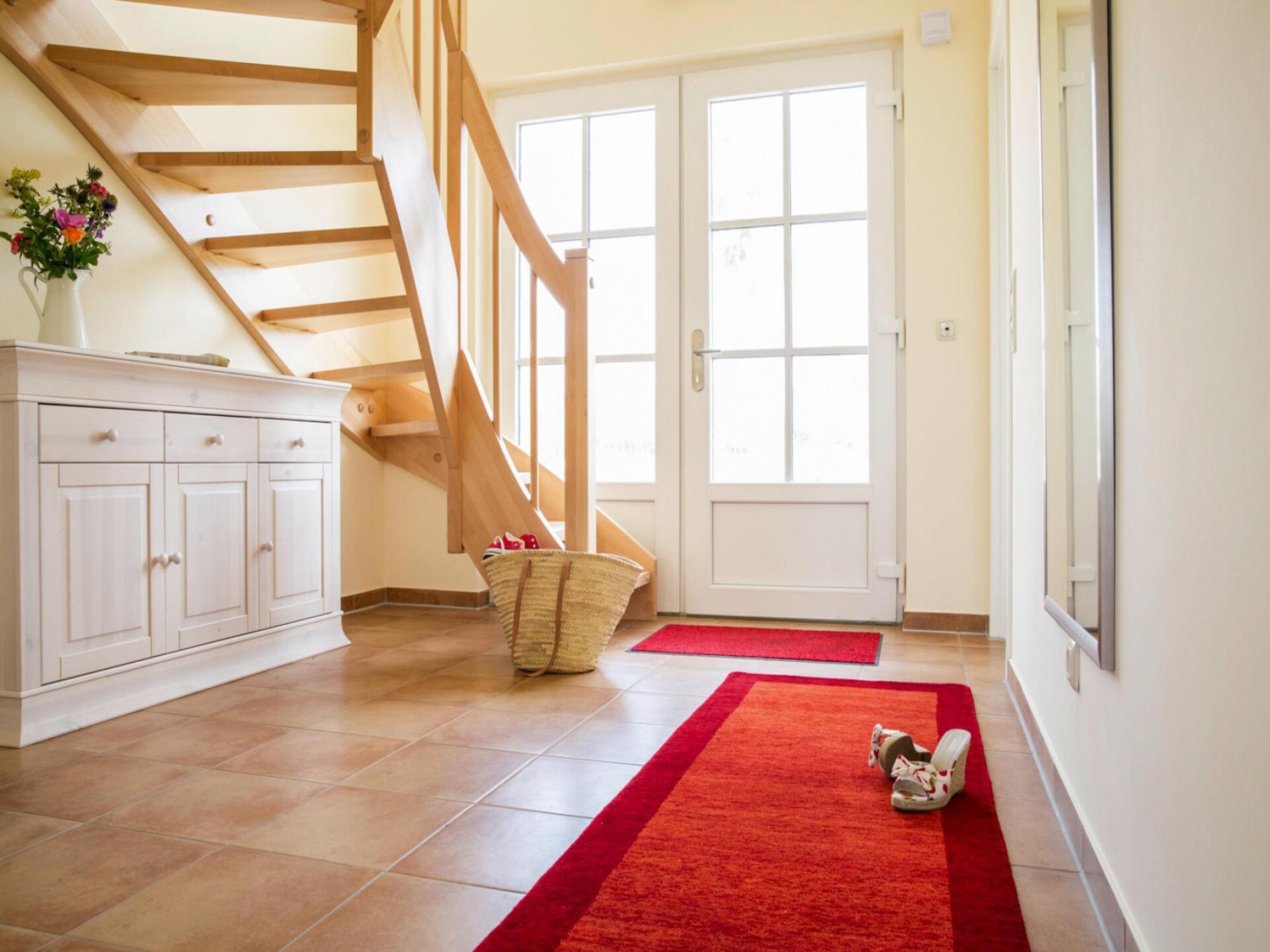 Luxe rietgedekt vakantiehuis met zwemplek aan de lagune in Fuhlendorf - foto 19