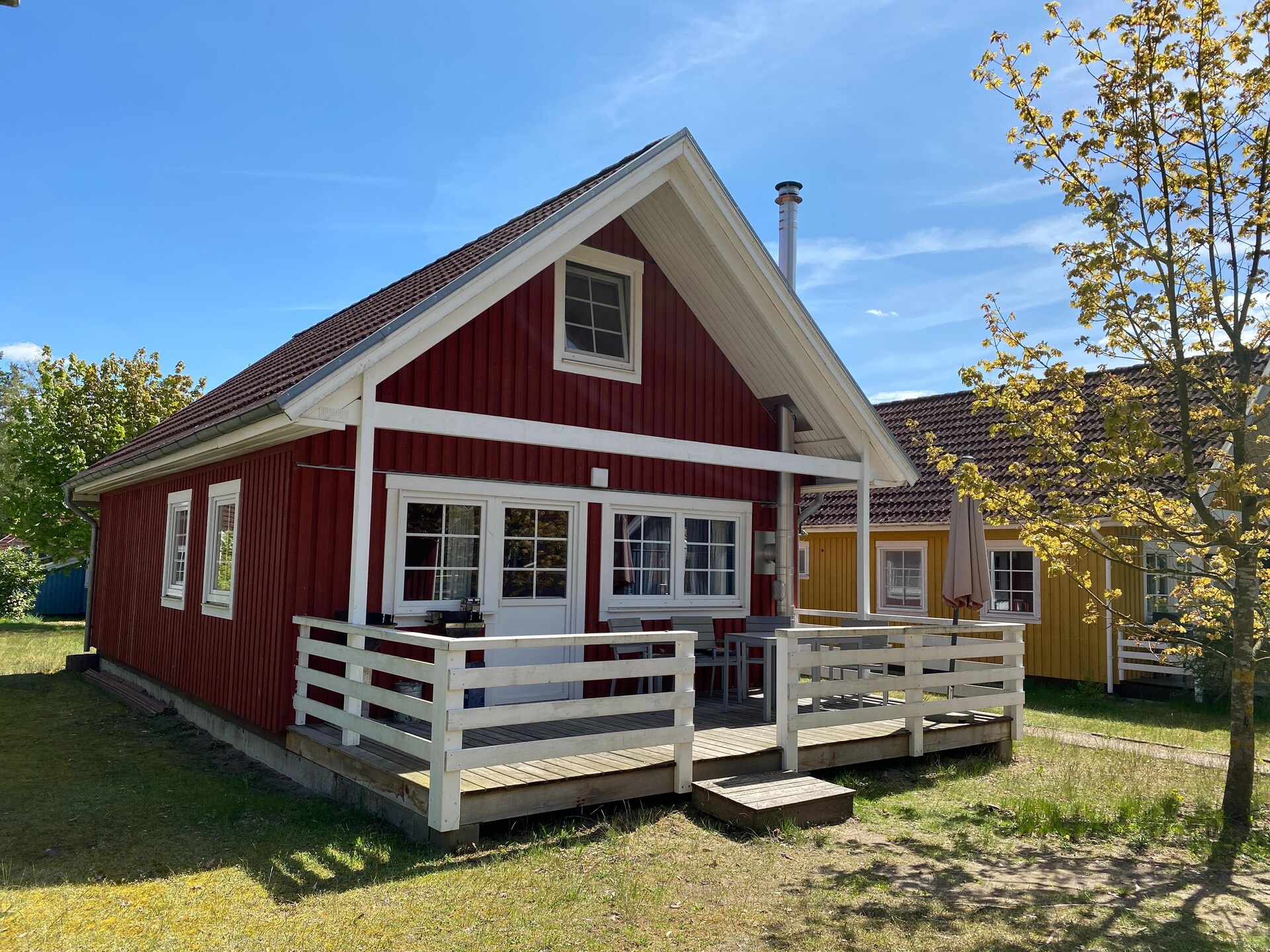 Scandinavisch vakantiehuis met sauna, 100m van het meer bij Müritz - foto 1