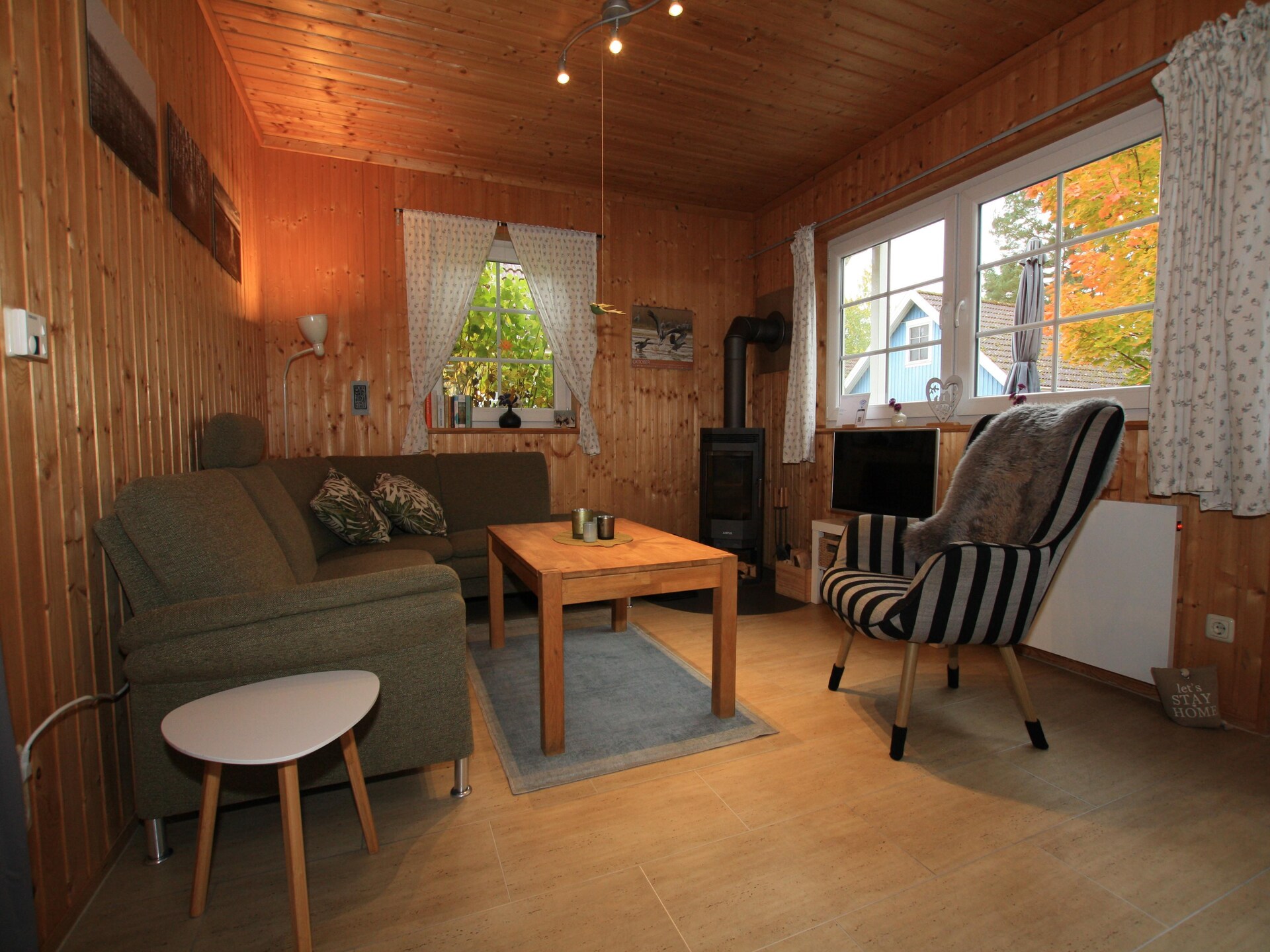 Scandinavisch vakantiehuis met sauna, 100m van het meer bij Müritz - foto 7