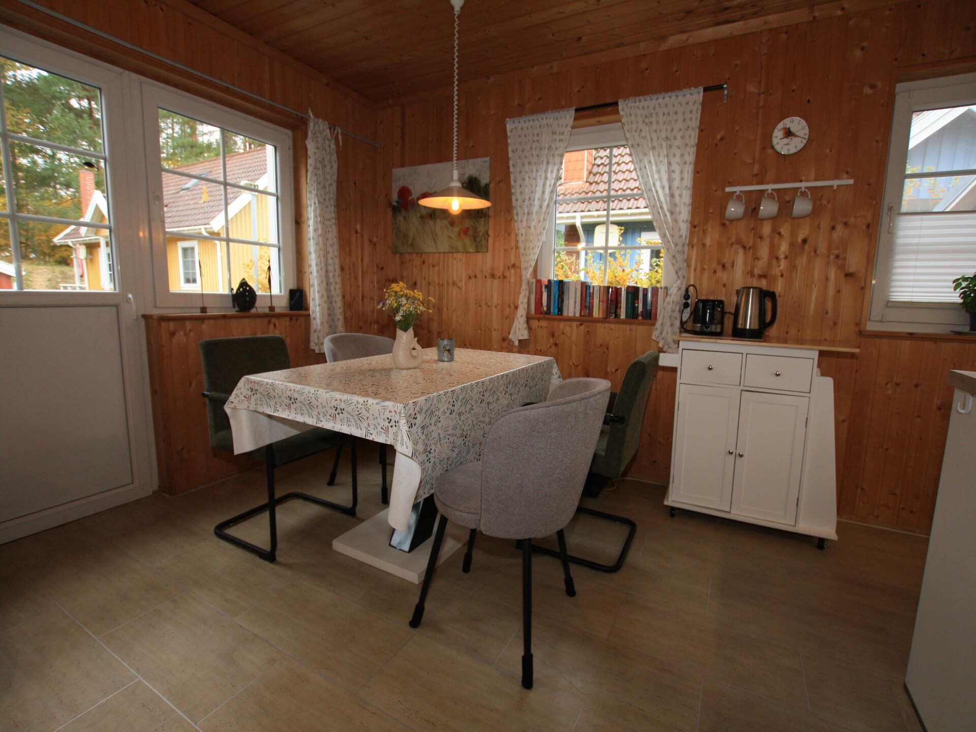 Scandinavisch vakantiehuis met sauna, 100m van het meer bij Müritz - foto 10