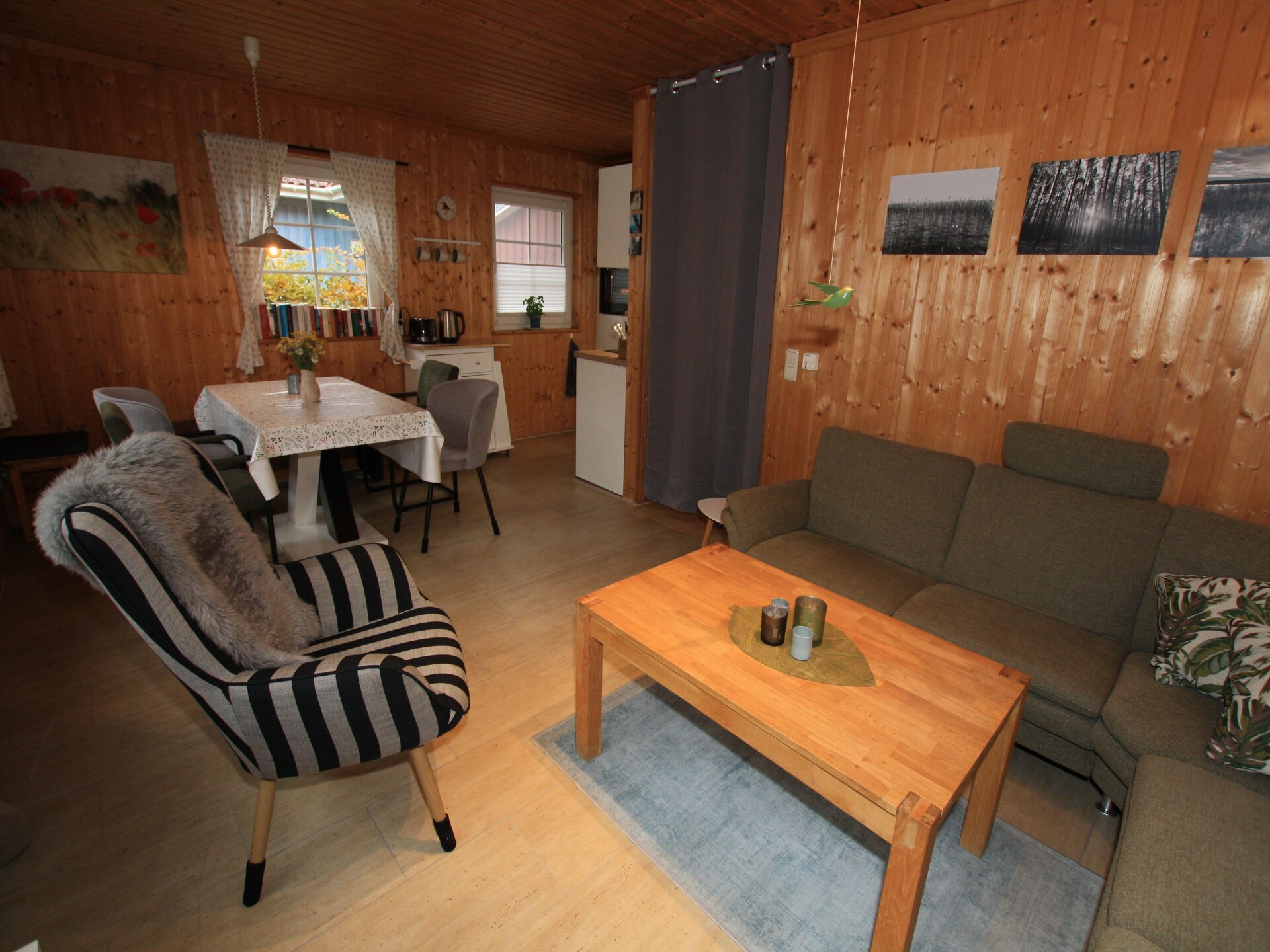 Scandinavisch vakantiehuis met sauna, 100m van het meer bij Müritz - foto 8