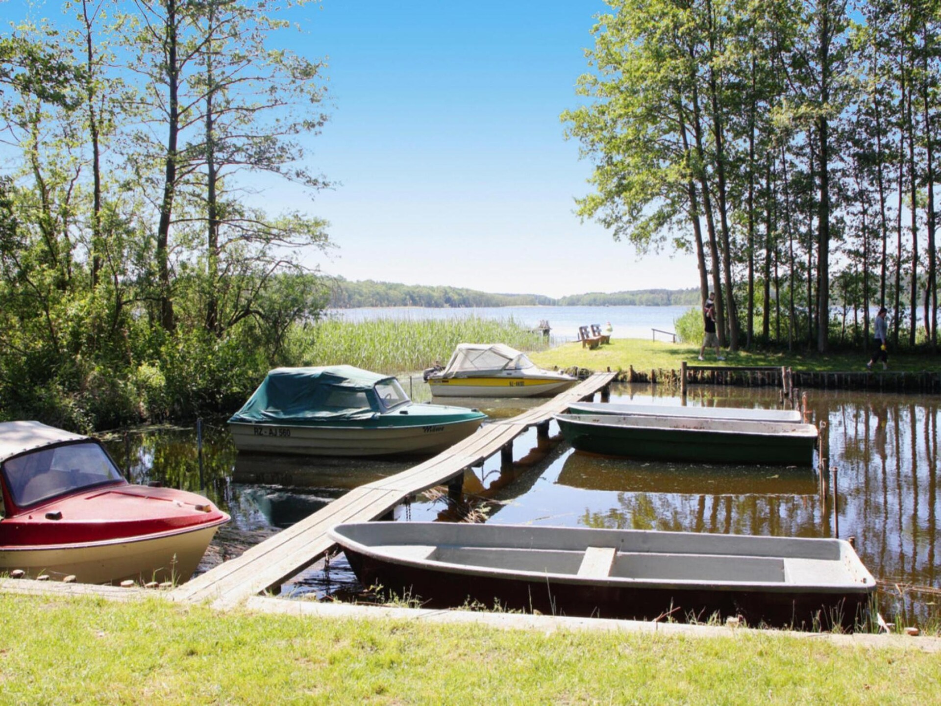 Exclusief rietgedekt vakantiehuis met sauna, 50 meter van de Jabelsche See - foto 18