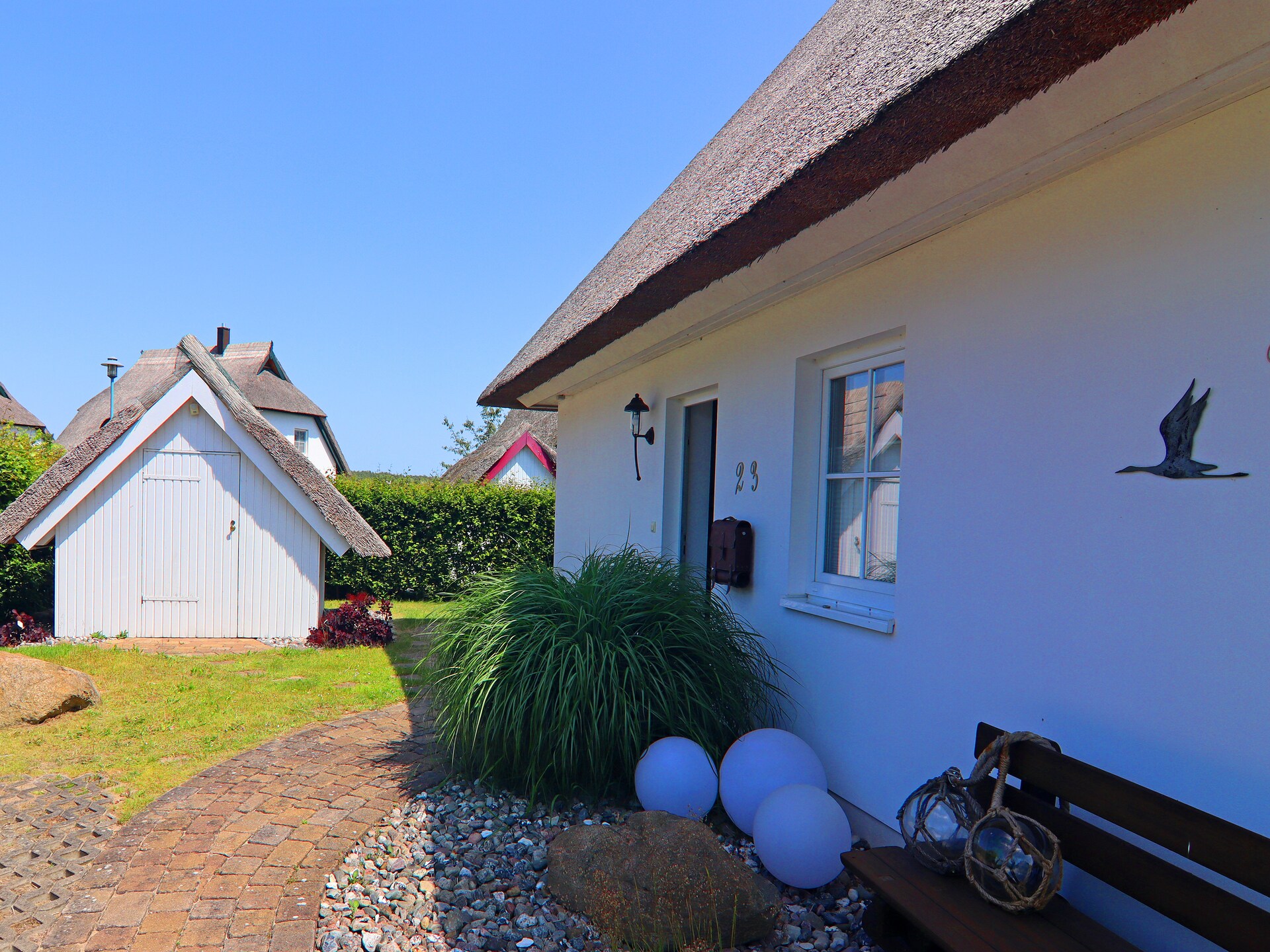 Vrijstaand rieten dakvakantiehuis bij het water in Zinnowitz - foto 50