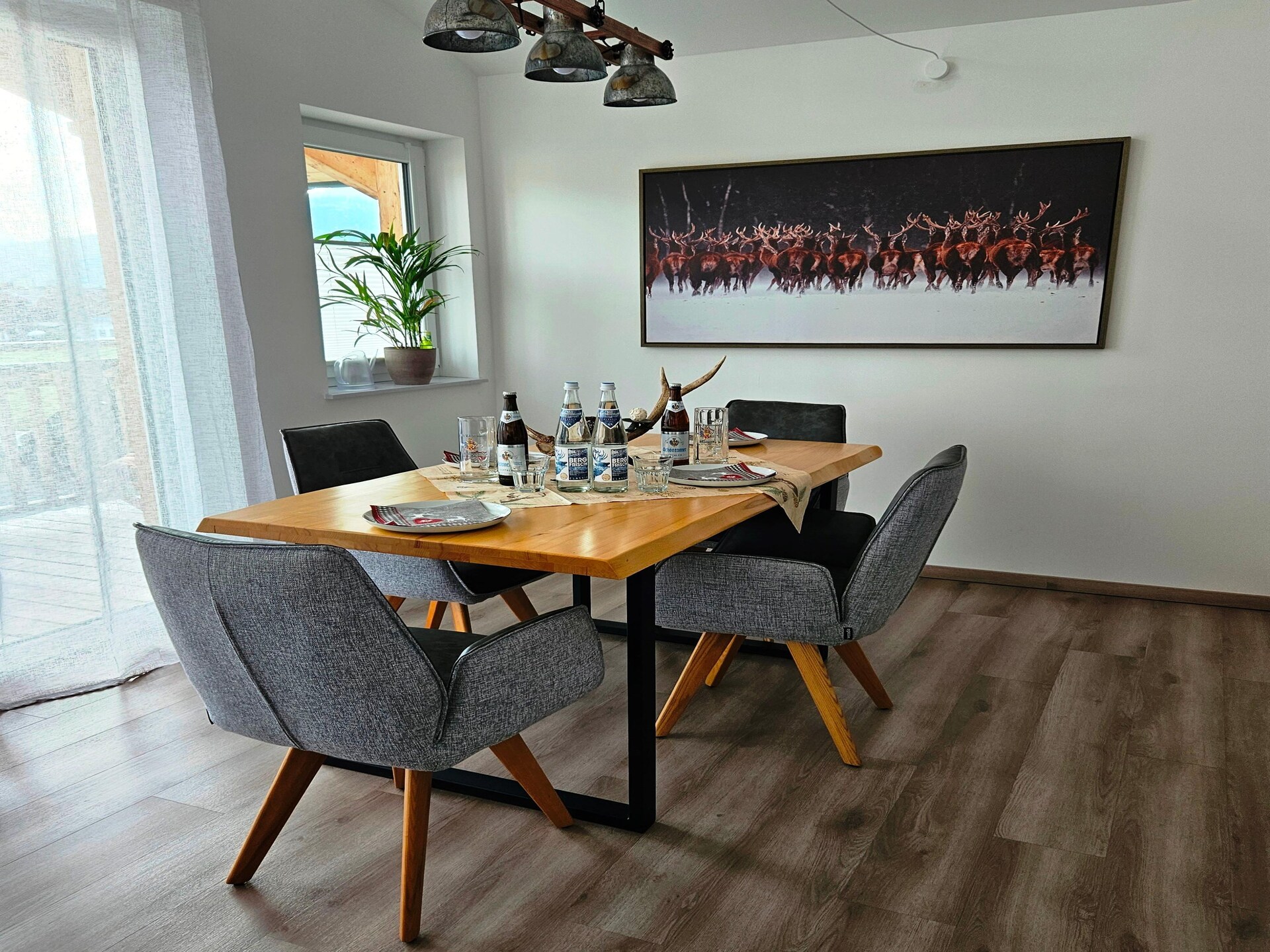 Appartement Panoramablick Inzell: luxe familieappartement met sauna en bergzicht - foto 7