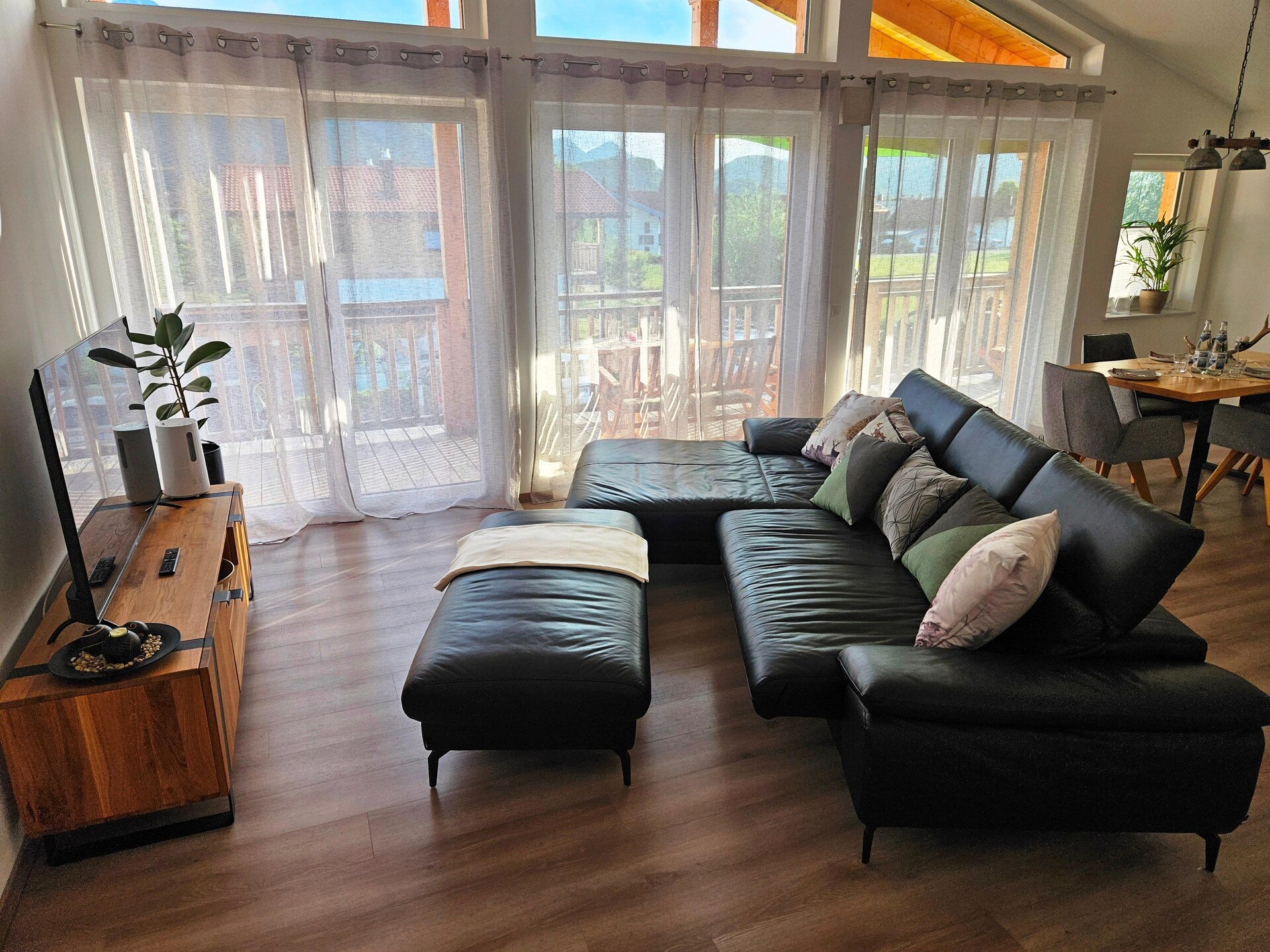 Appartement Panoramablick Inzell: luxe familieappartement met sauna en bergzicht - foto 5