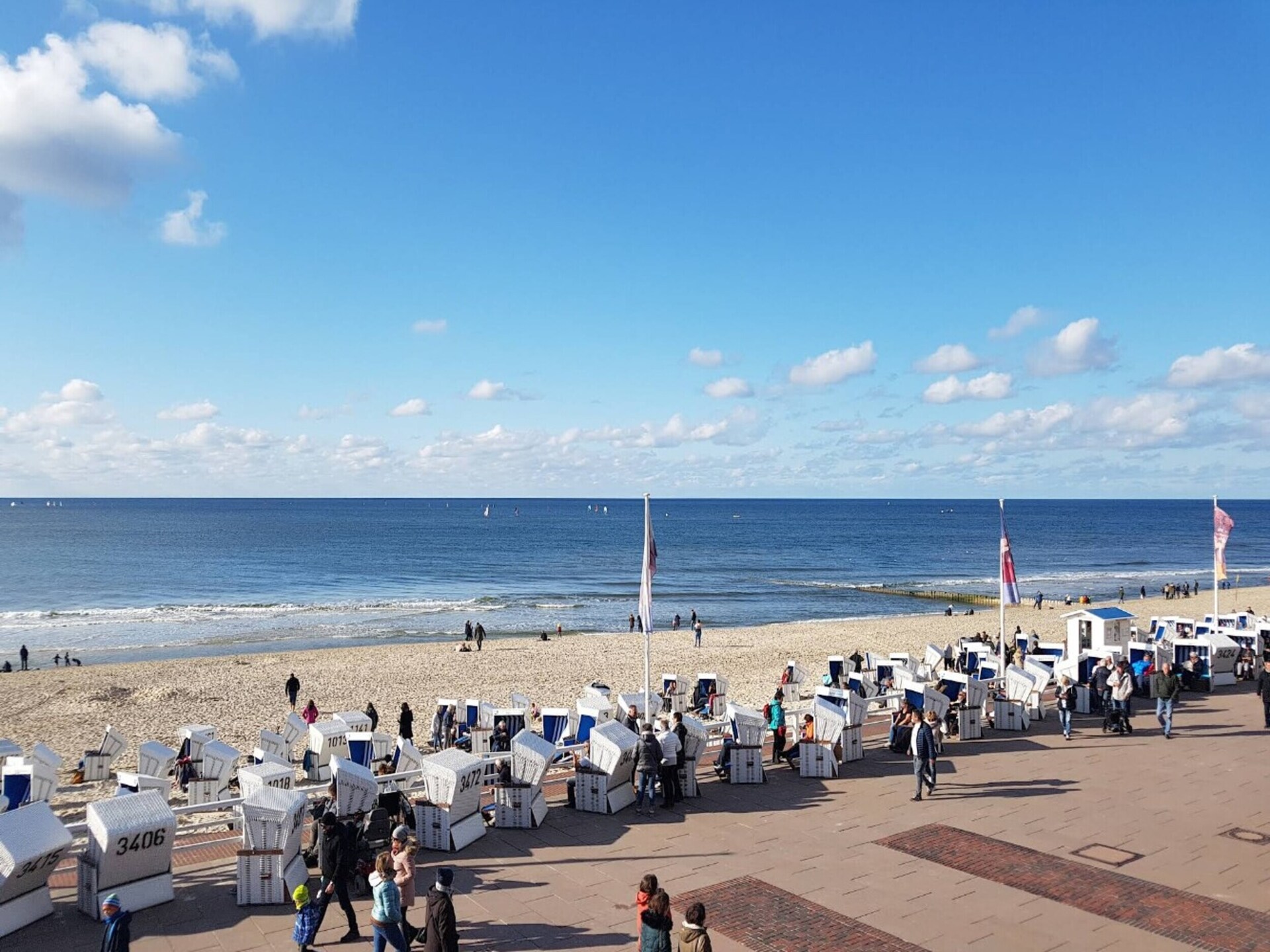 Licht appartement voor 6 aan de golfbaan in Westerland, vlakbij zee - foto 34