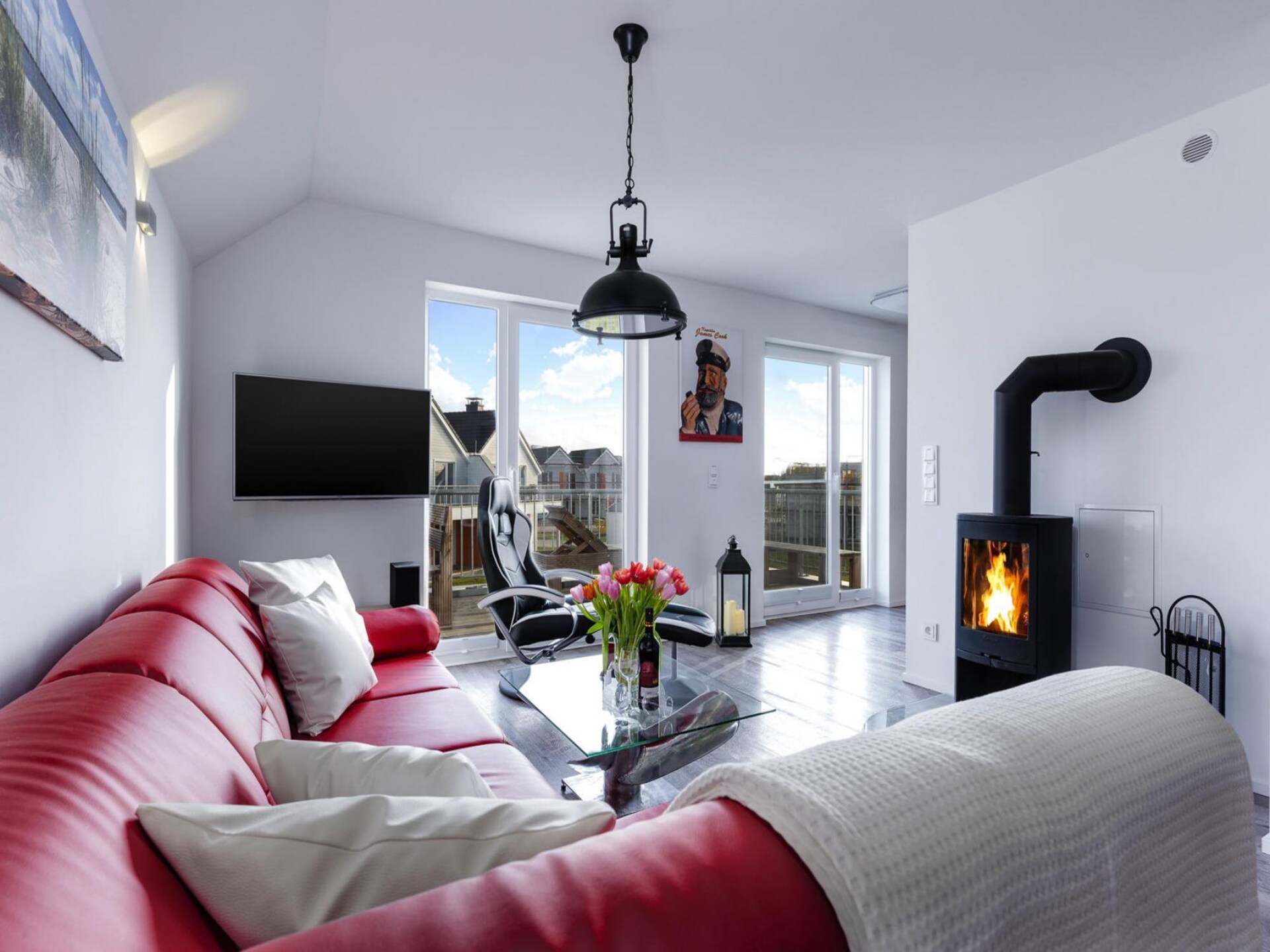 Luxe appartement met waterbed, wellness en zicht op jachthaven in Olpenitz - foto 3