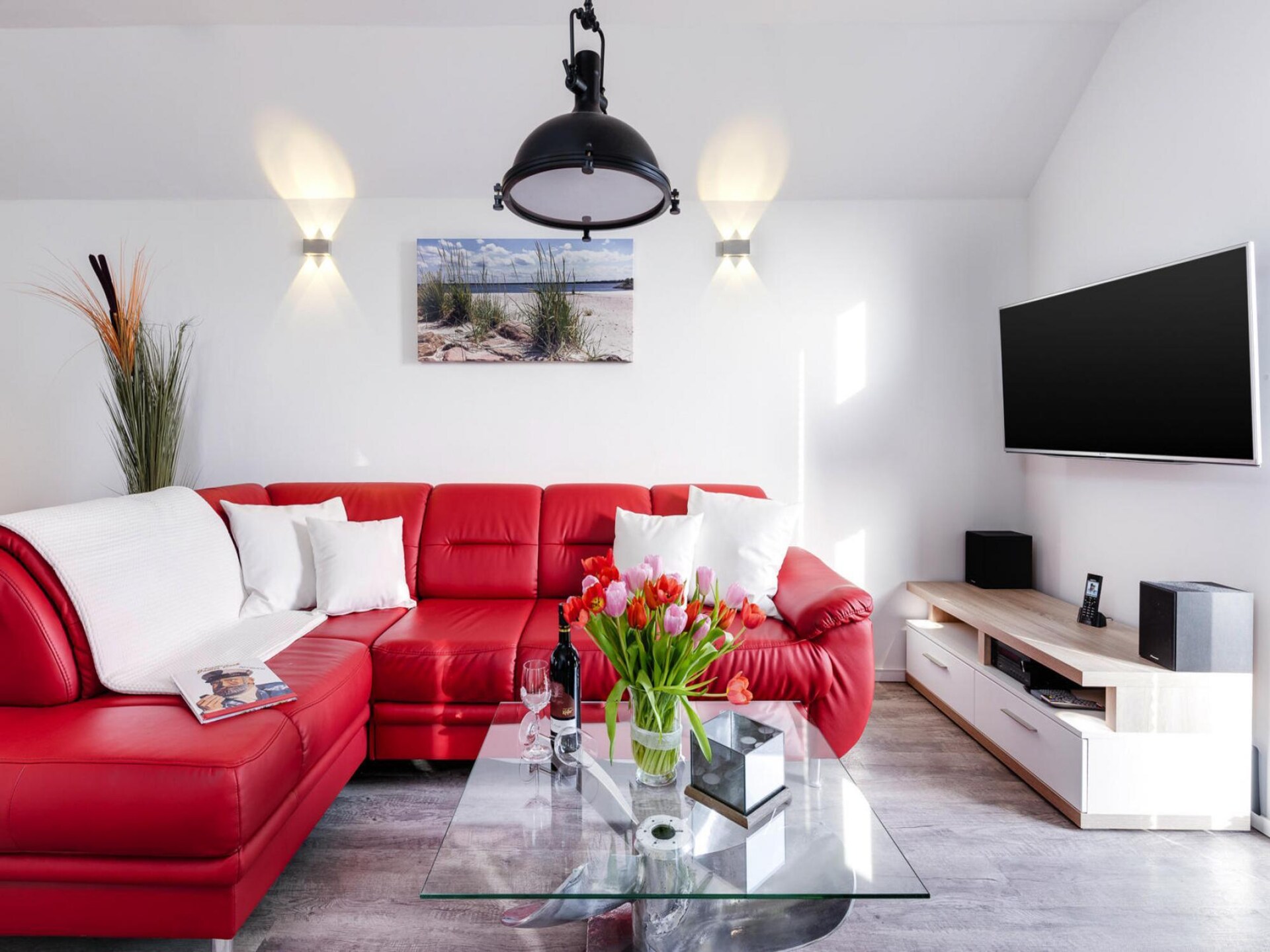 Luxe appartement met waterbed, wellness en zicht op jachthaven in Olpenitz - foto 6