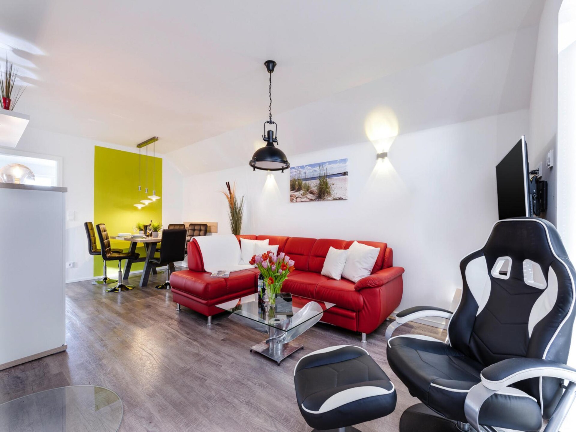 Luxe appartement met waterbed, wellness en zicht op jachthaven in Olpenitz - foto 7