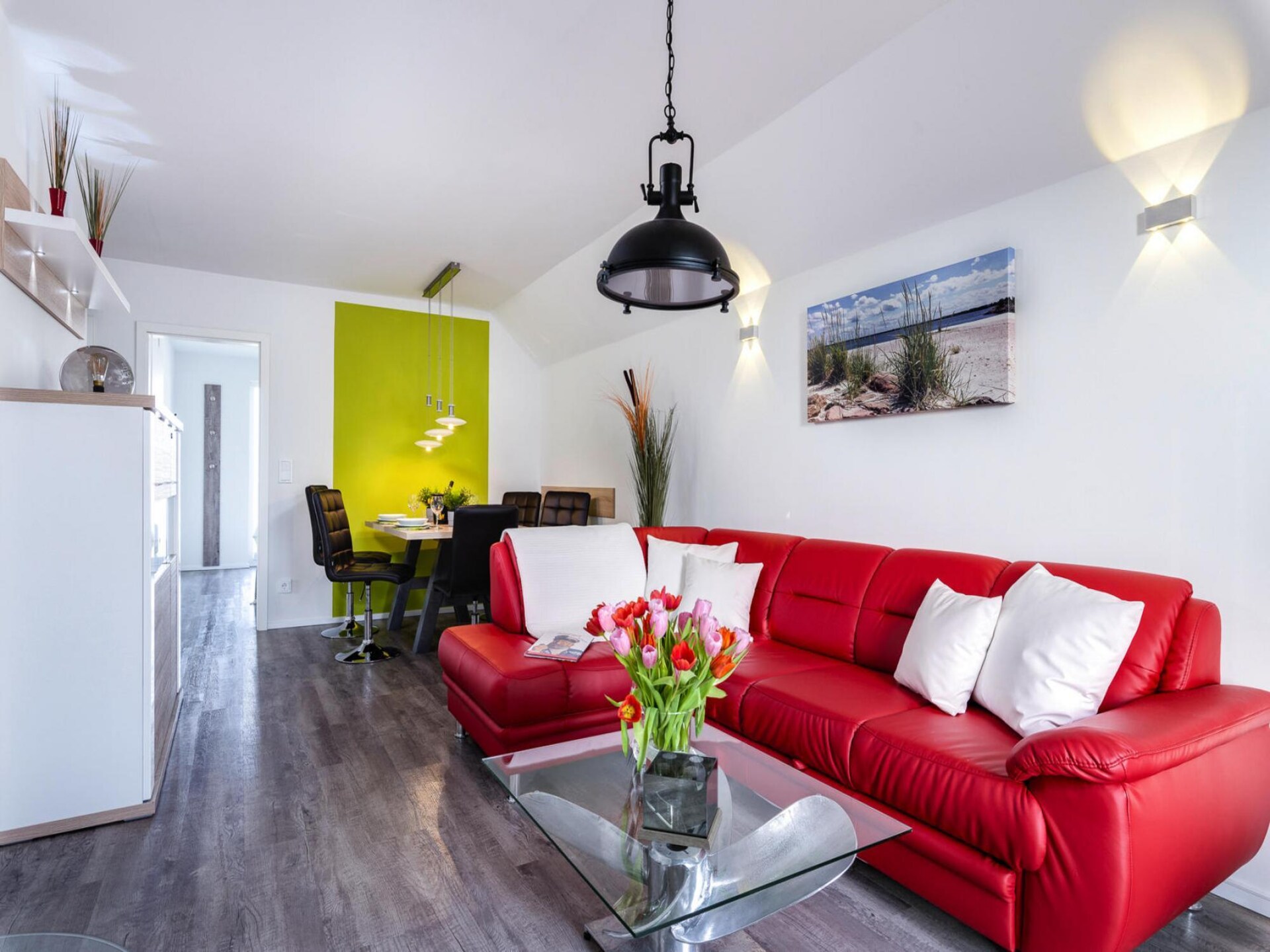 Luxe appartement met waterbed, wellness en zicht op jachthaven in Olpenitz - foto 8