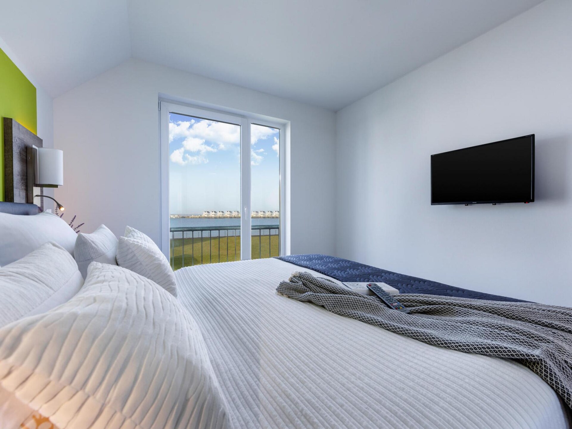 Luxe appartement met waterbed, wellness en zicht op jachthaven in Olpenitz - foto 21