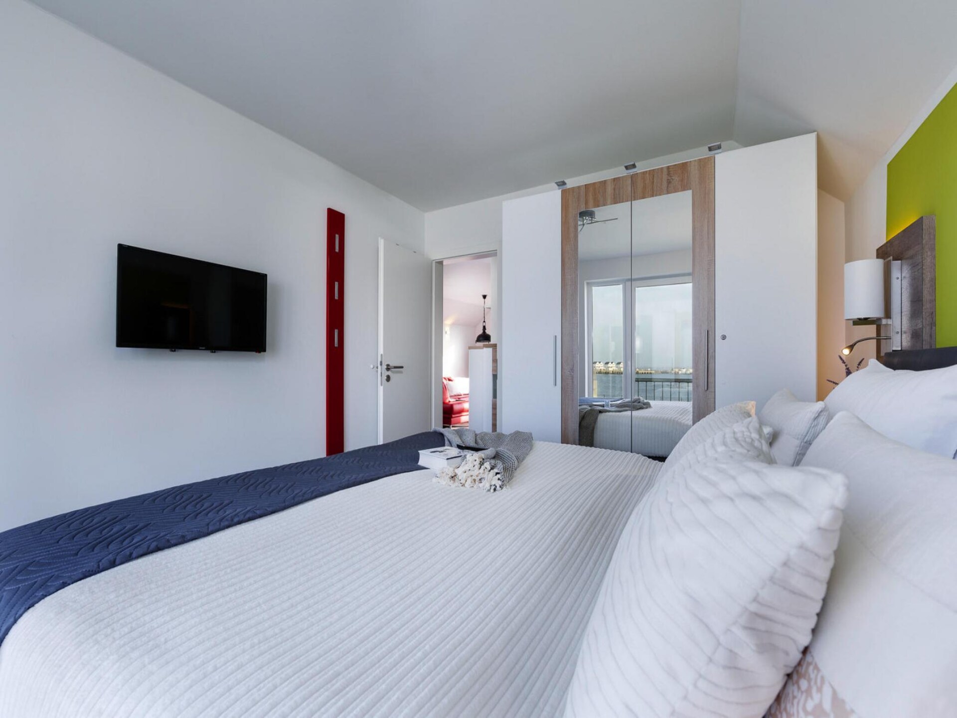 Luxe appartement met waterbed, wellness en zicht op jachthaven in Olpenitz - foto 25
