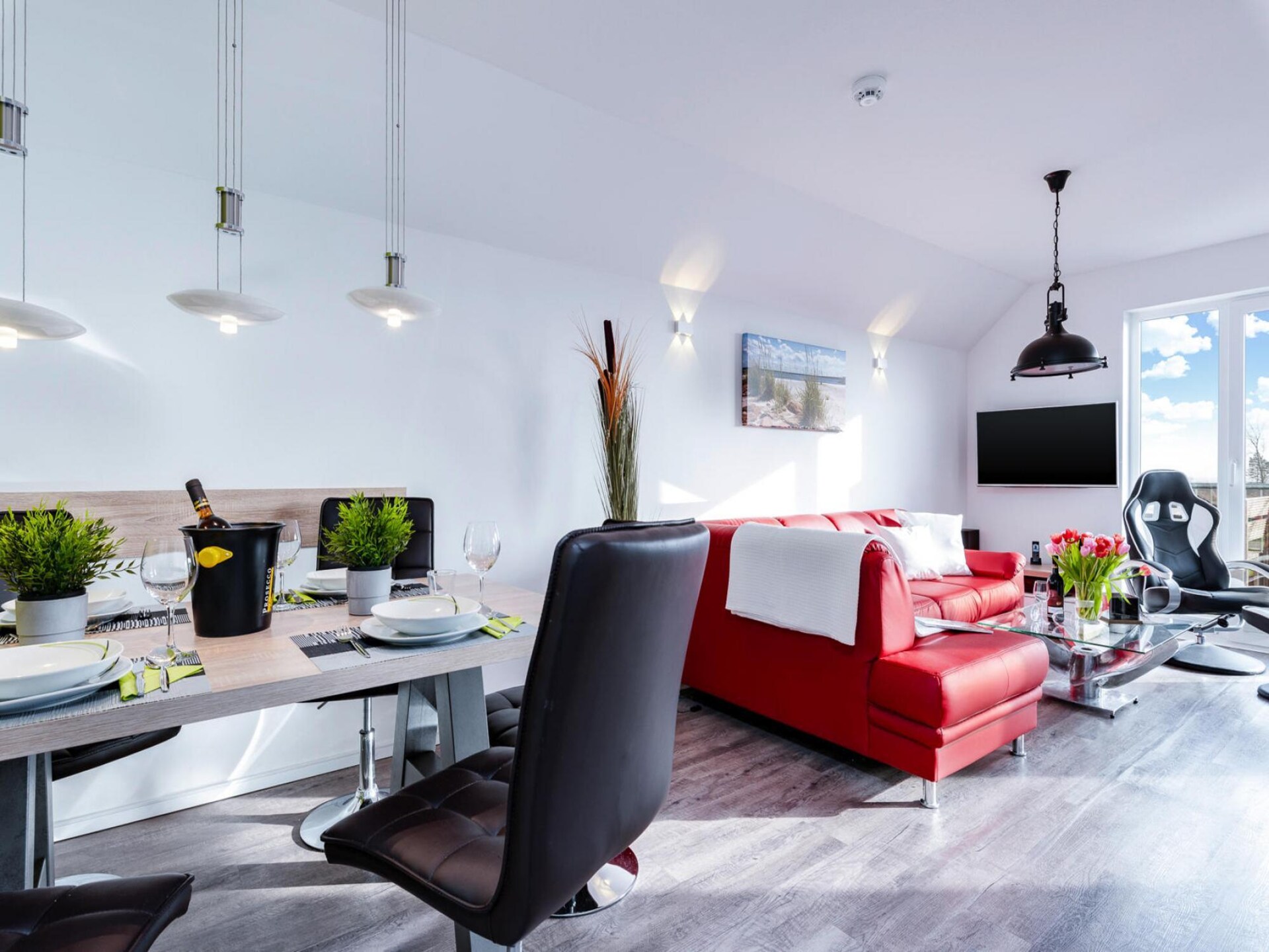 Luxe appartement met waterbed, wellness en zicht op jachthaven in Olpenitz - foto 9