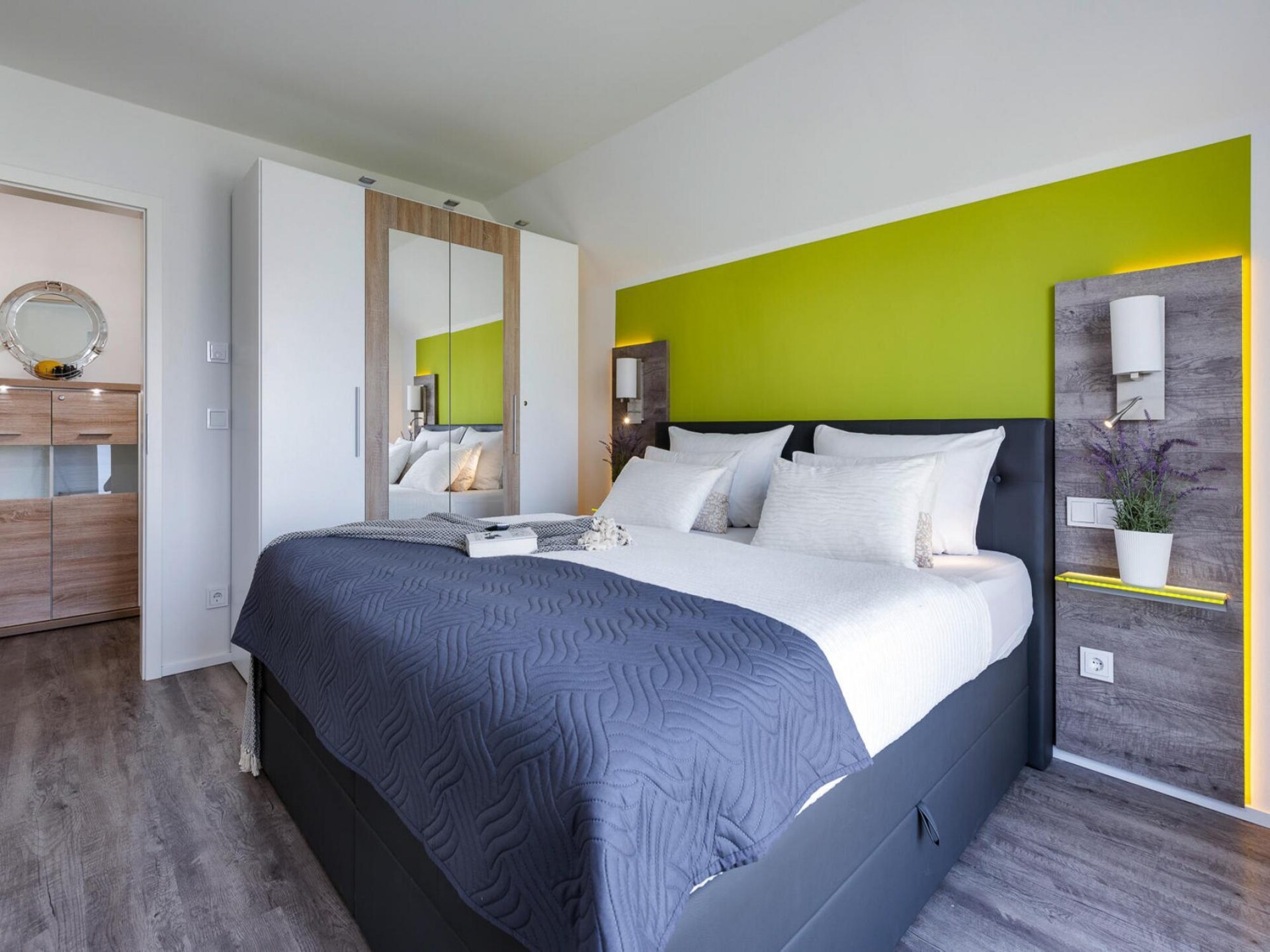 Luxe appartement met waterbed, wellness en zicht op jachthaven in Olpenitz - foto 22