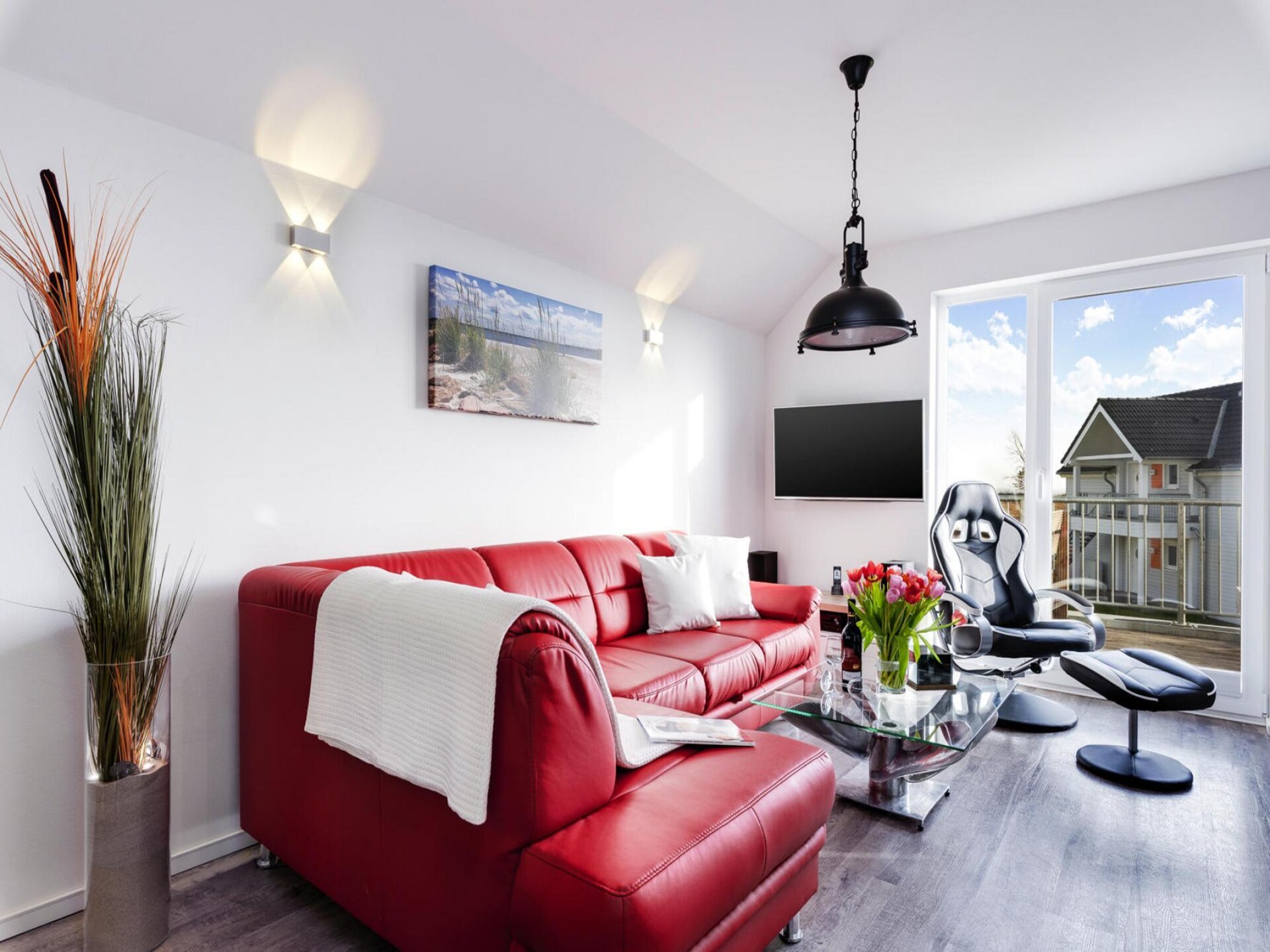 Luxe appartement met waterbed, wellness en zicht op jachthaven in Olpenitz - foto 5