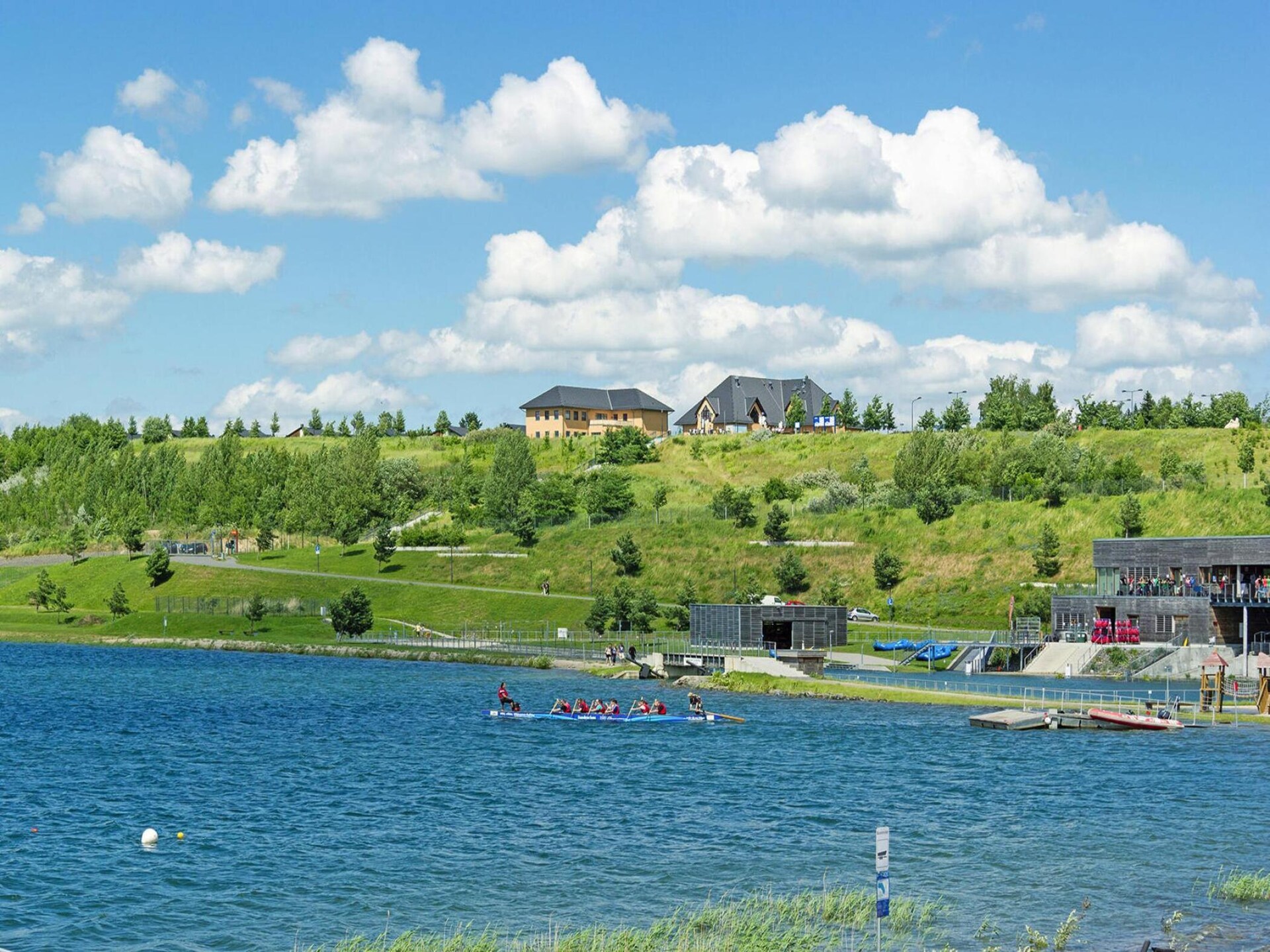 Vrijstaand vakantiehuis aan de Markkleeberger See met wellness - foto 26