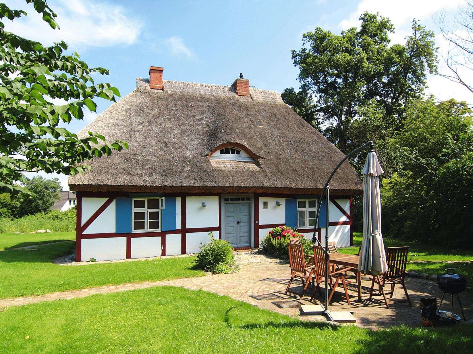 Monumentaal vakantieappartement met rieten dak bij de Schoritzer Wiek - foto 3