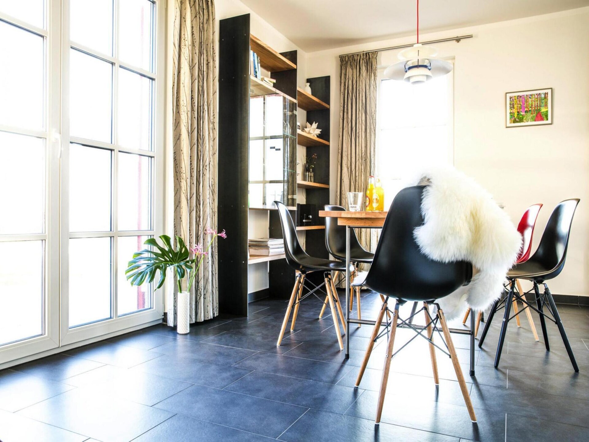 Luxe rietgedekt vakantiehuis met sauna en zwemlagune nabij Bodden - foto 11