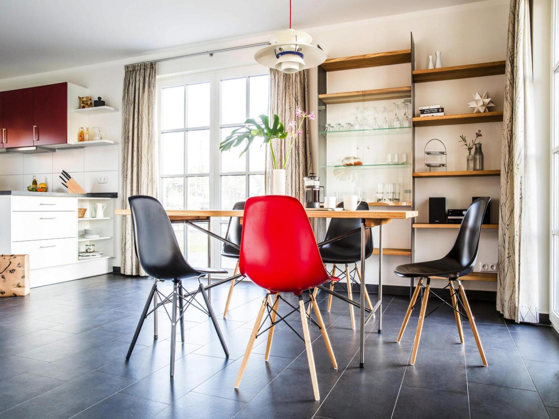 Luxe rietgedekt vakantiehuis met sauna en zwemlagune nabij Bodden - foto 4