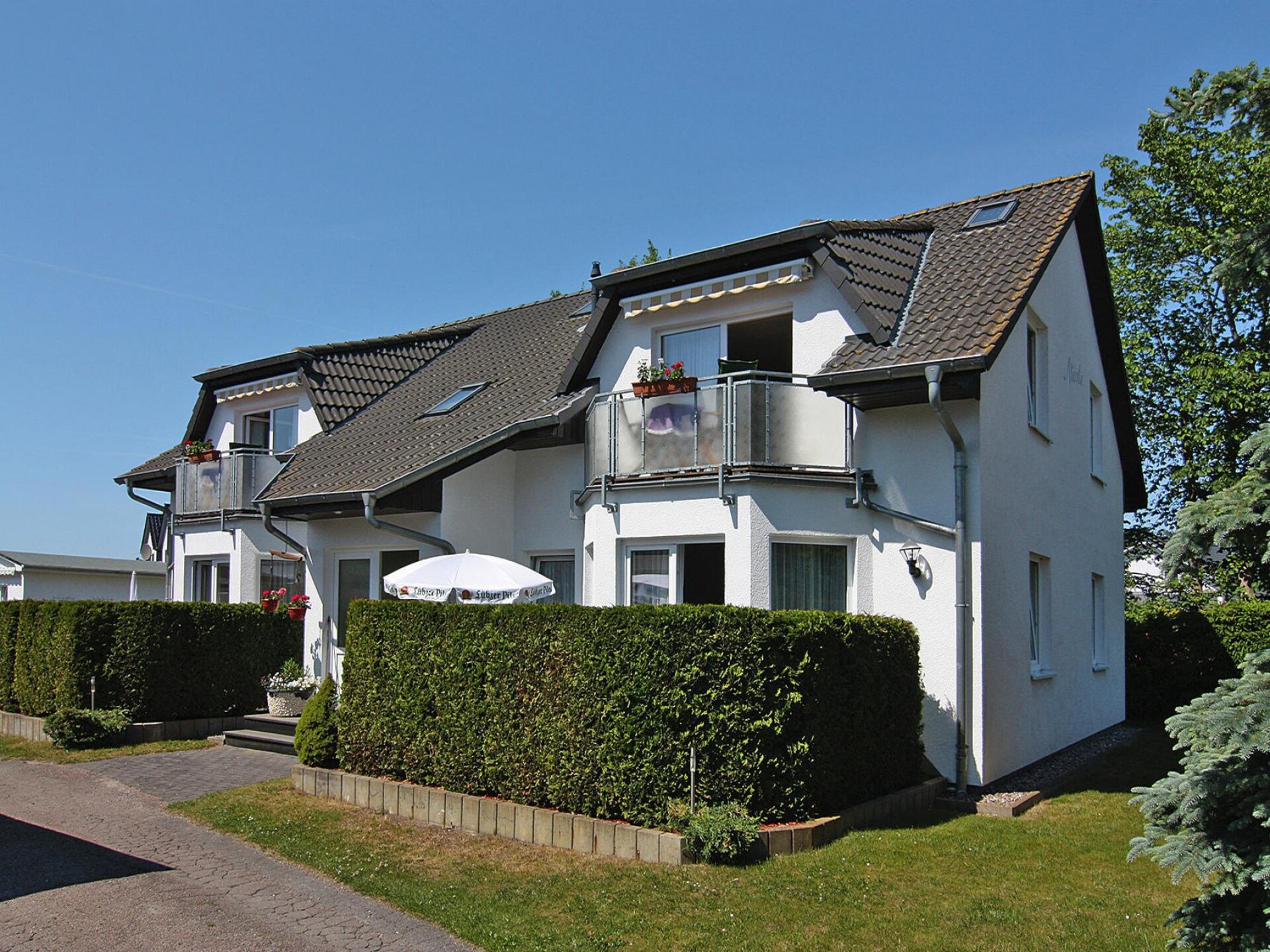 Licht appartement met balkon en elektrisch bed, 900m van het strand van Zinnowitz - foto 1