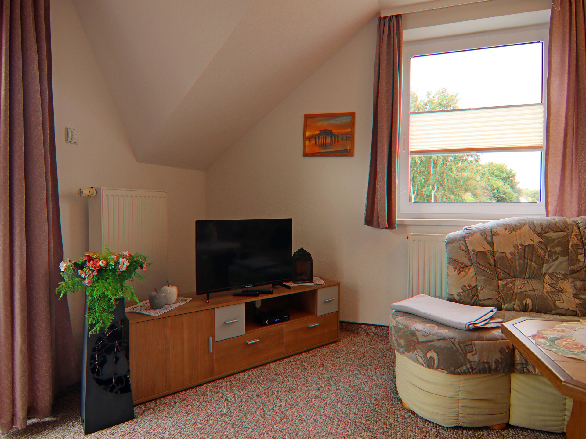 Licht appartement met balkon en elektrisch bed, 900m van het strand van Zinnowitz - foto 6