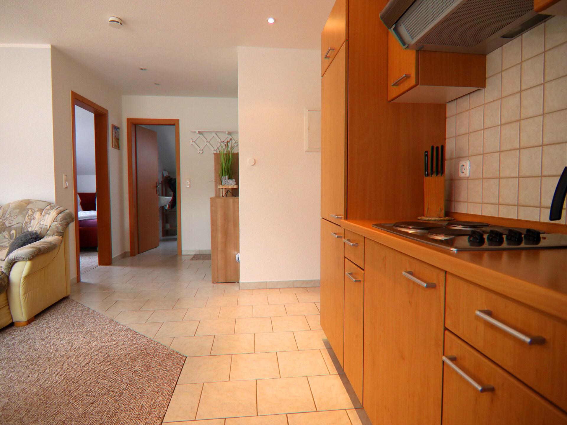 Licht appartement met balkon en elektrisch bed, 900m van het strand van Zinnowitz - foto 14