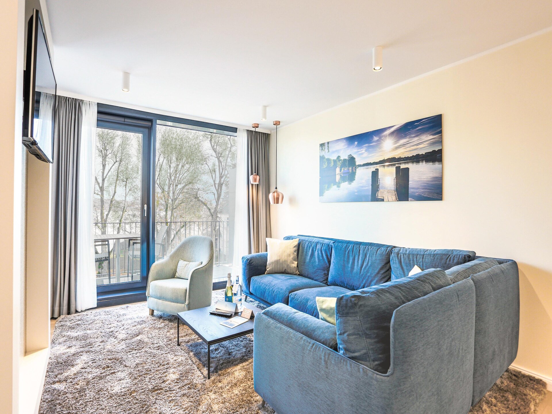 Kompass Maisonette: 70m² luxe aan de Müritzsee met balkon, wellness & wifi - foto 4